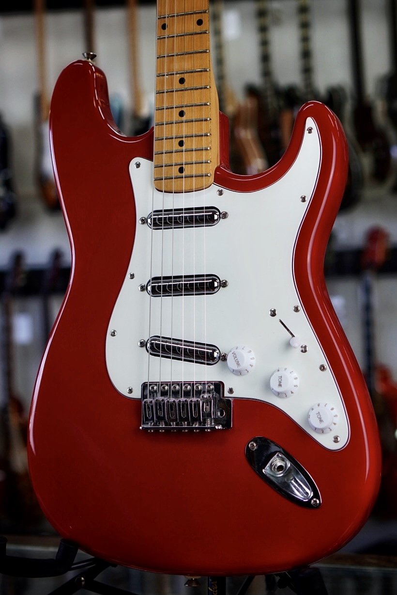 1992 Squier Stratocaster by Fender Made in Korea Black Logo