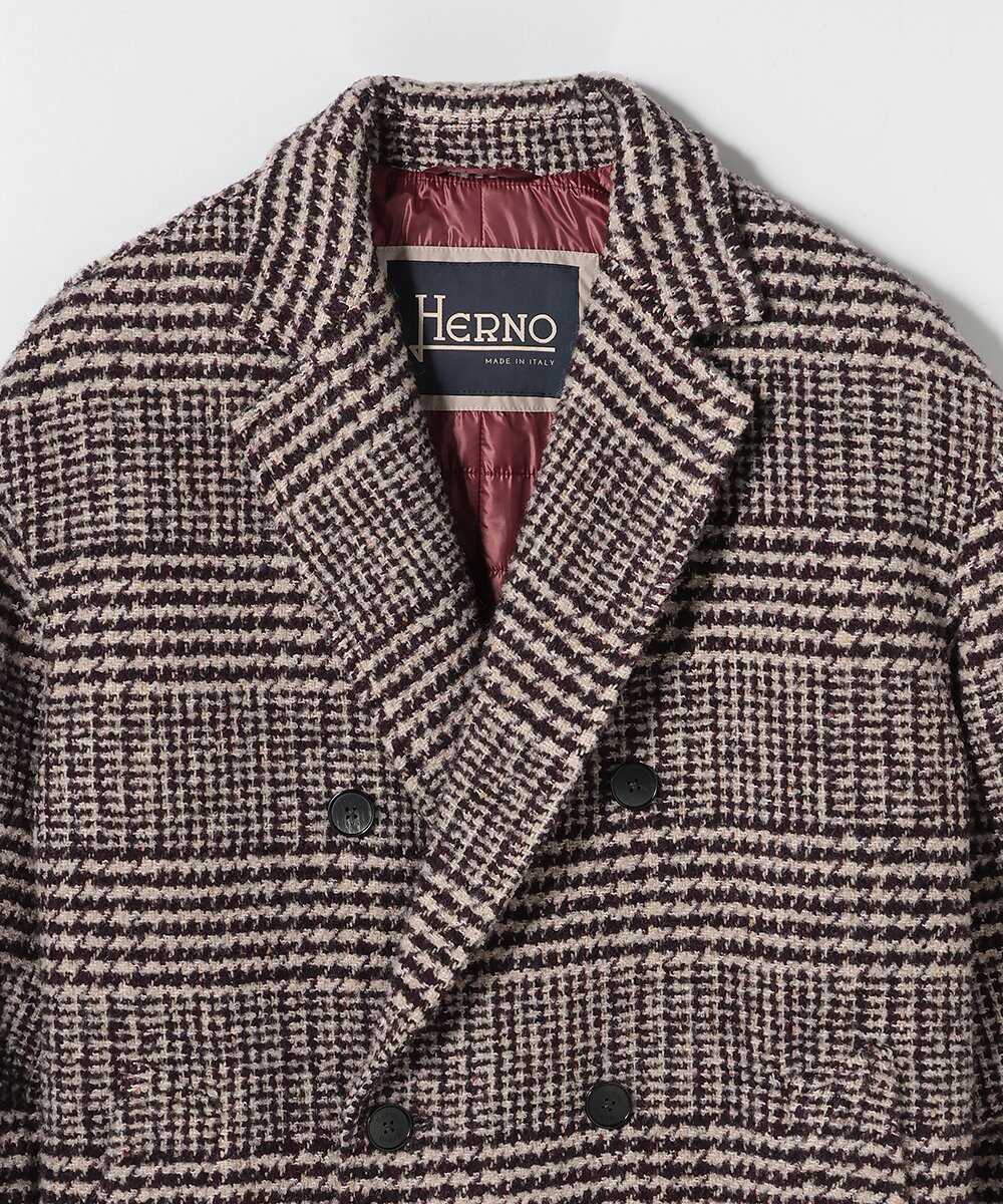 限定 チェック柄コート | ヘルノ | Safari Lounge