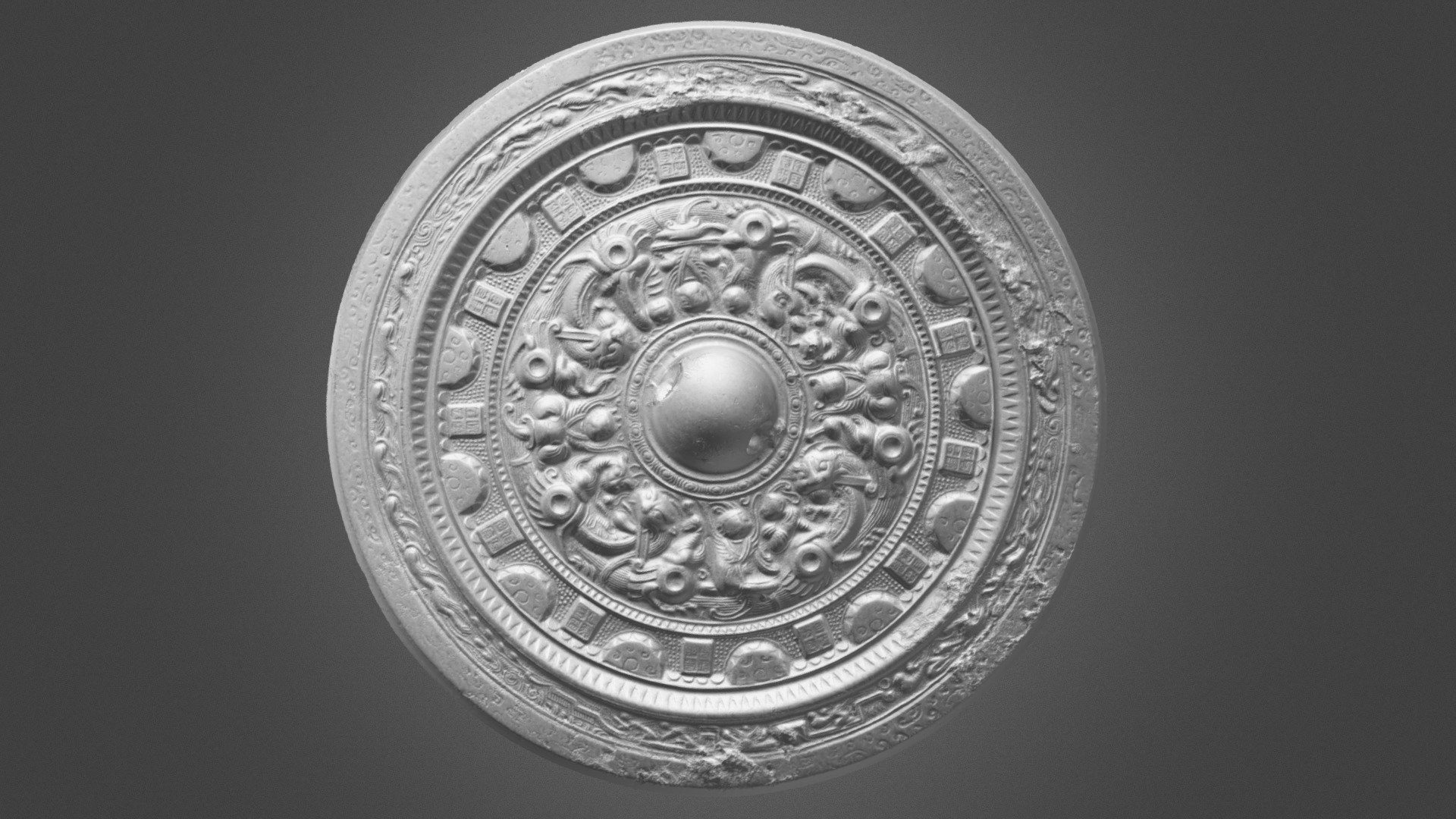 ローマの二十面体」レプリカモデル 黄銅鋳造 古代文明のオーパーツ