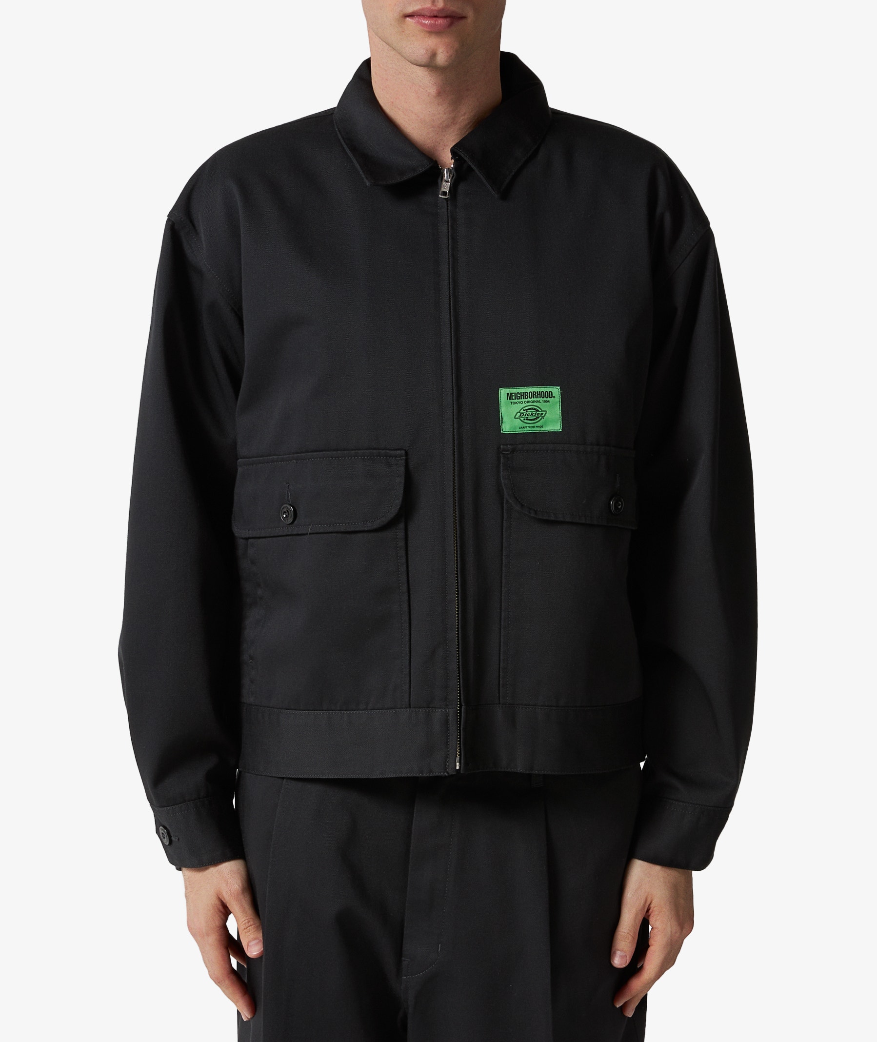Neighborhood Zip Work Jacket x Dickies in Black | SVD USA