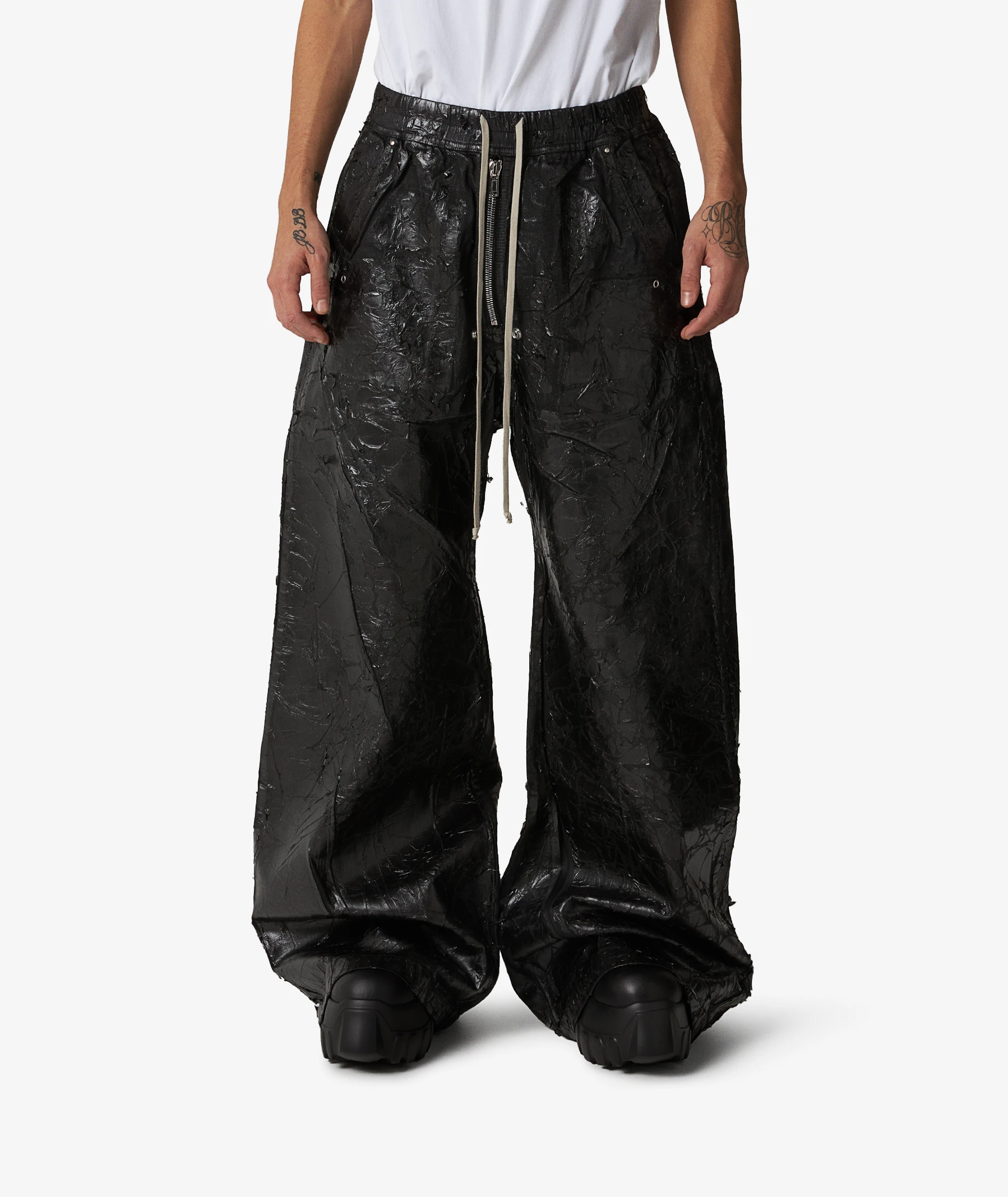 Rick Owens DRKSHDW Denim Geth Belas Pants in Black | SVD