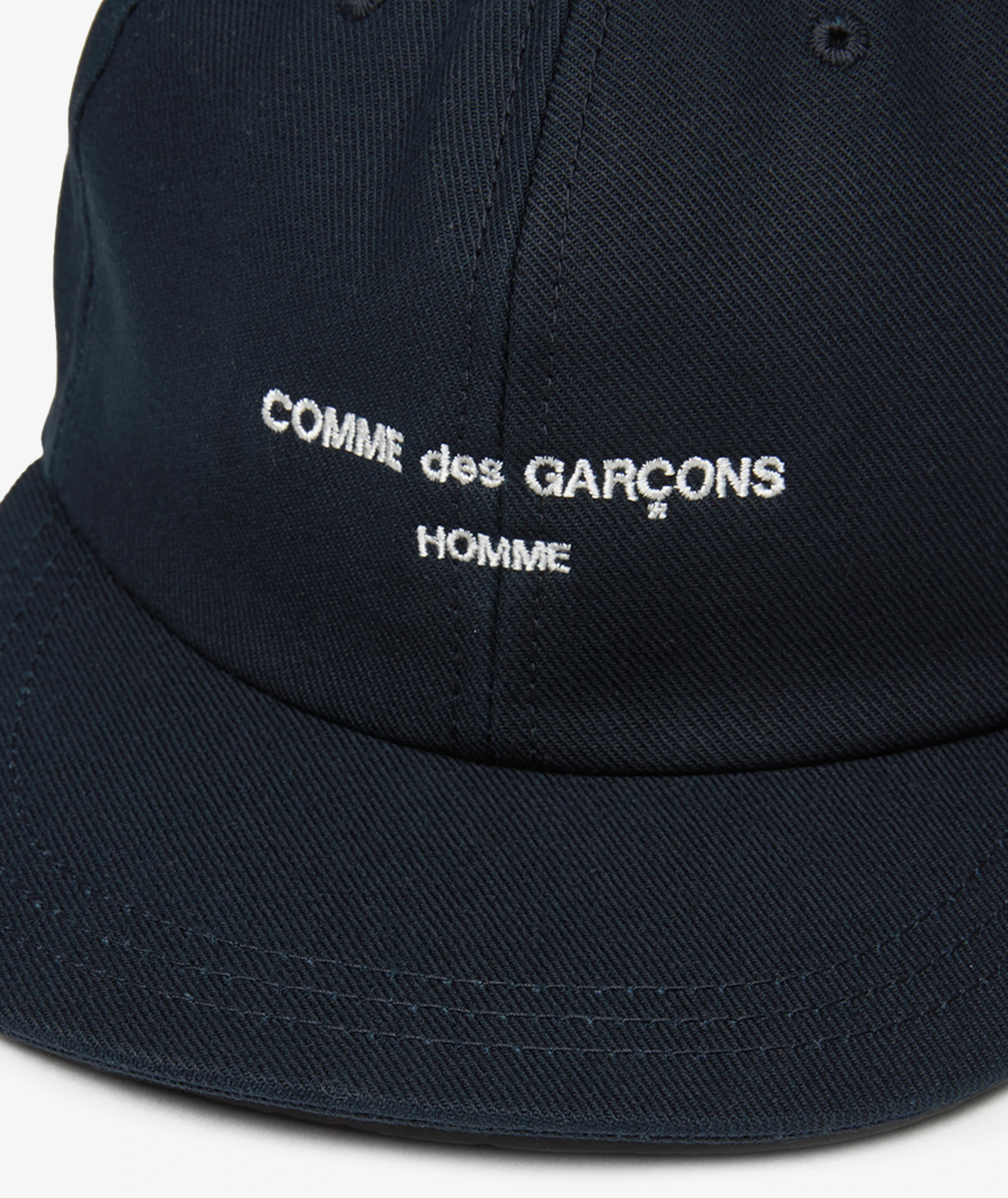 Comme des Garçons Homme Logo Cap in Blue | SVD USA
