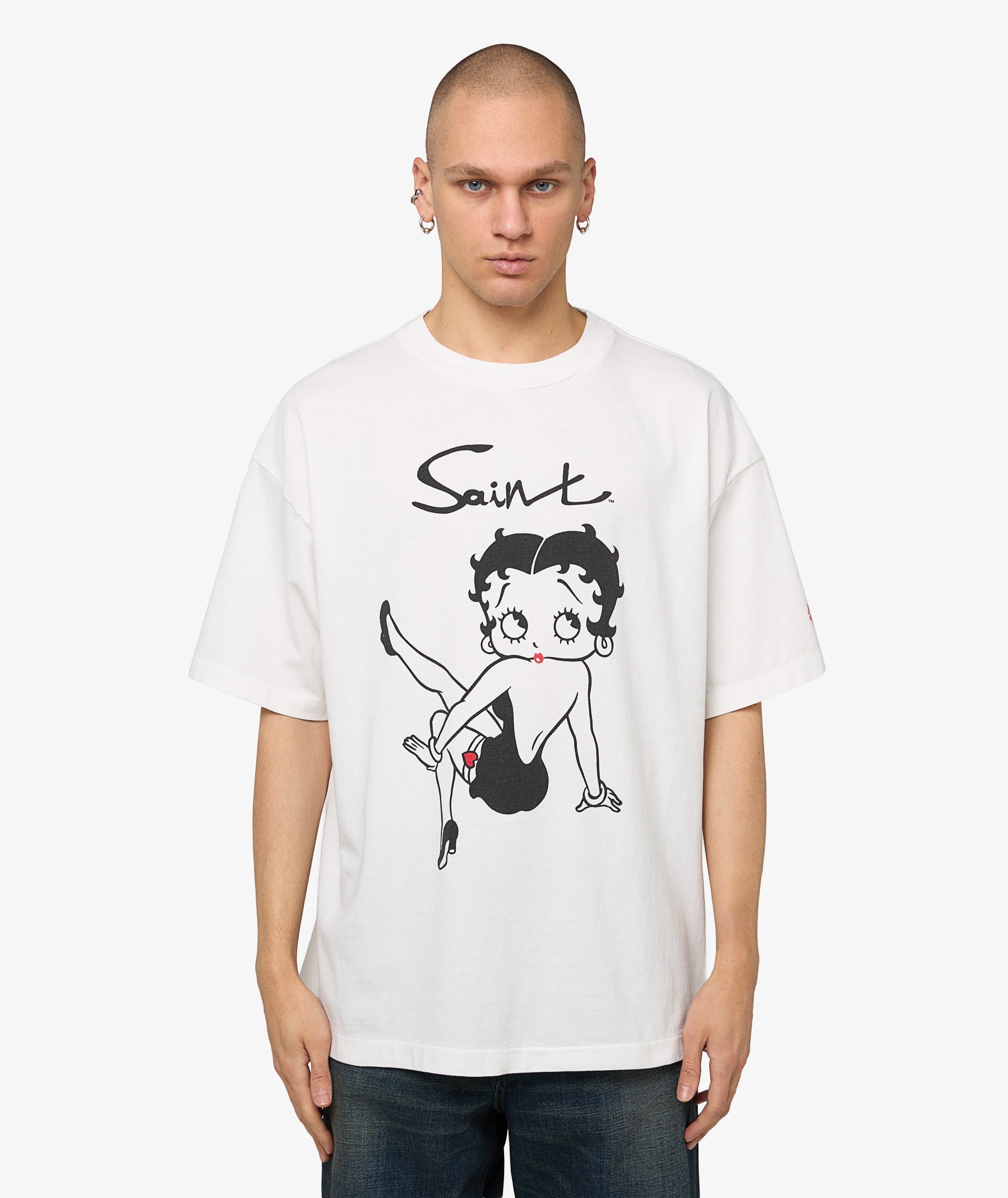 SAINT Mxxxxxx Betty T-Shirt | White | SVD USA