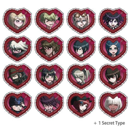 ダンガンロンパV3 血まみれ缶バッジ 全18種類 コンプリートセット