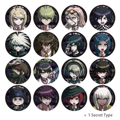 ダンガンロンパシリーズ 缶バッジBOX | 株式会社スパイク・チュンソフト