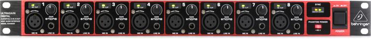 Behringer ADA8200 8-channel Microphone Preamp | Sweetwater
