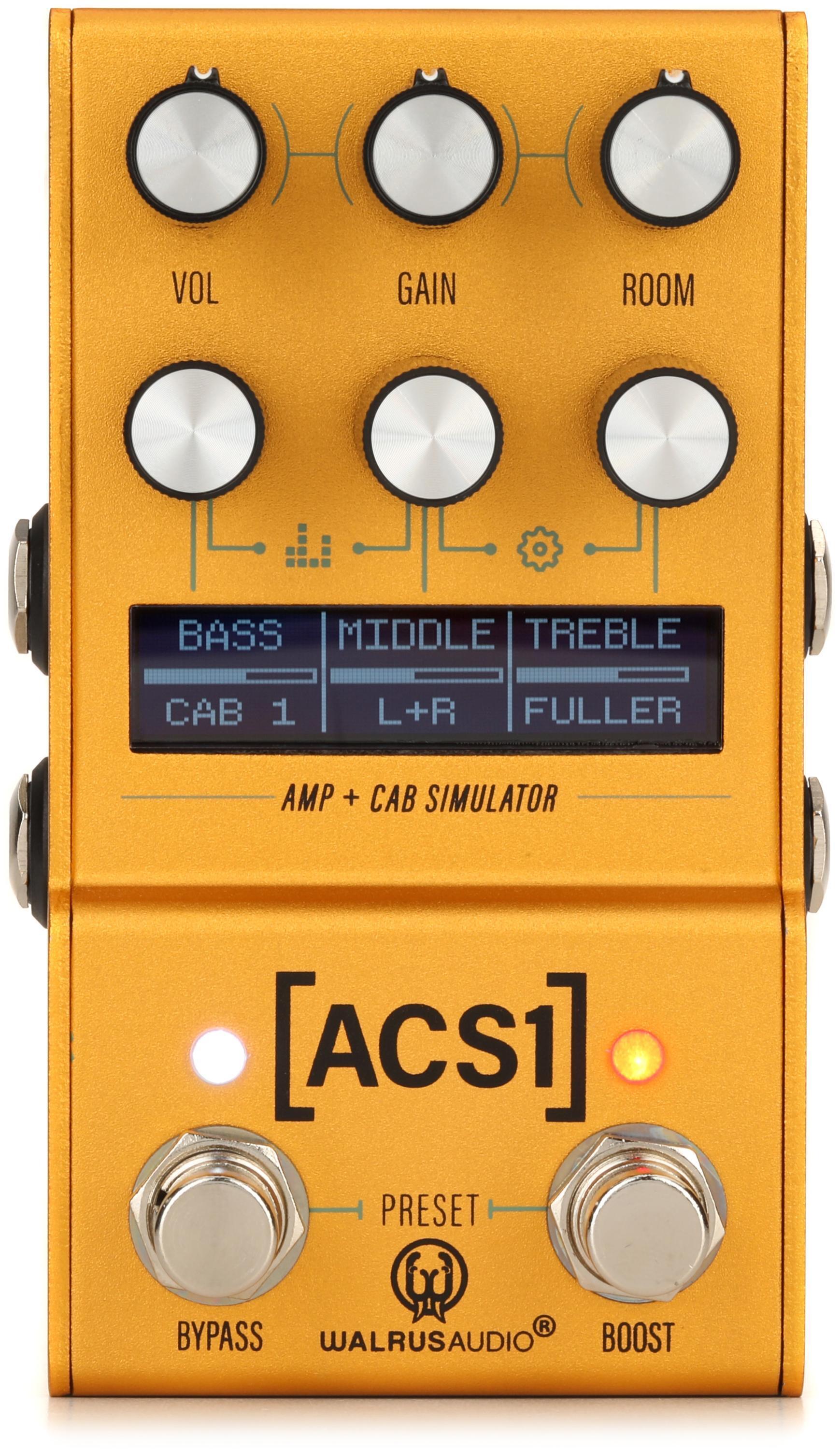 Walrus Audio Mako MKII ACS1 Amp and Cab Simulator Pedal | Sweetwater