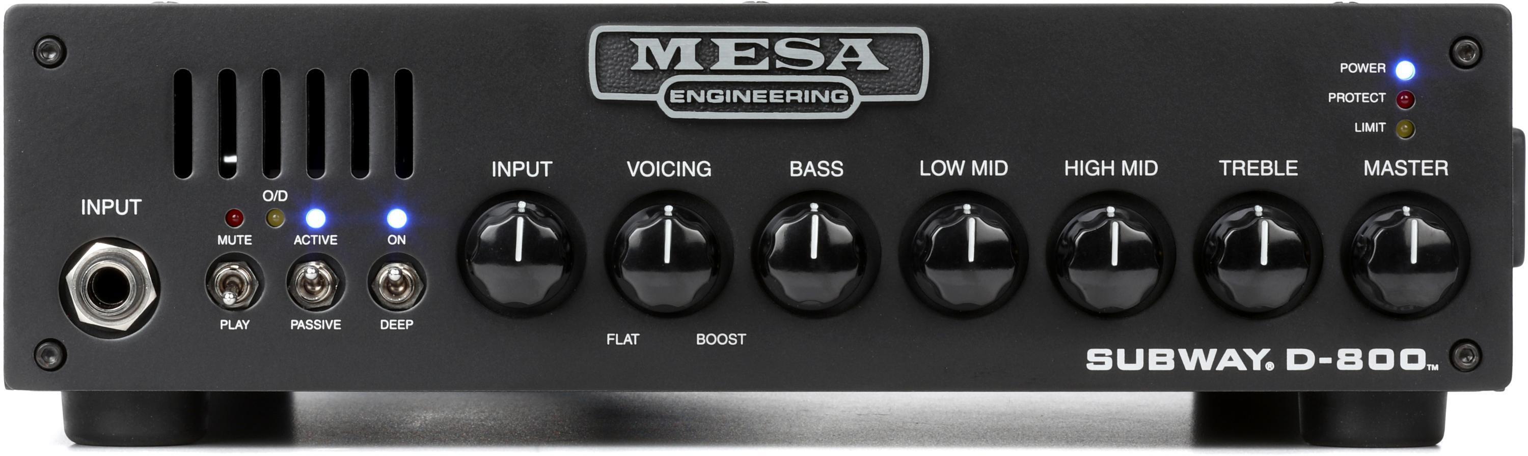 Mesa/Boogie Subway D-800 Lightweight 800-watt Bass Head | Sweetwater