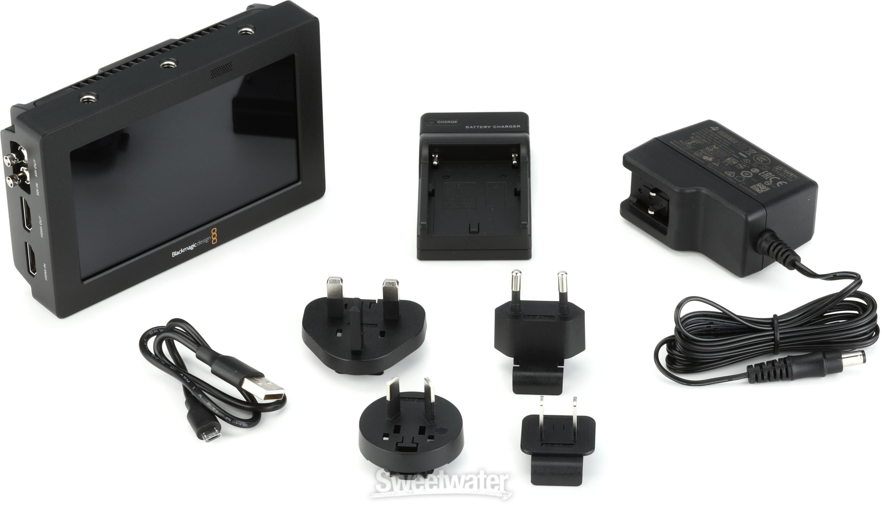 Blackmagic Design Video Assist 5'' 3G Portable Monitor, Recorder