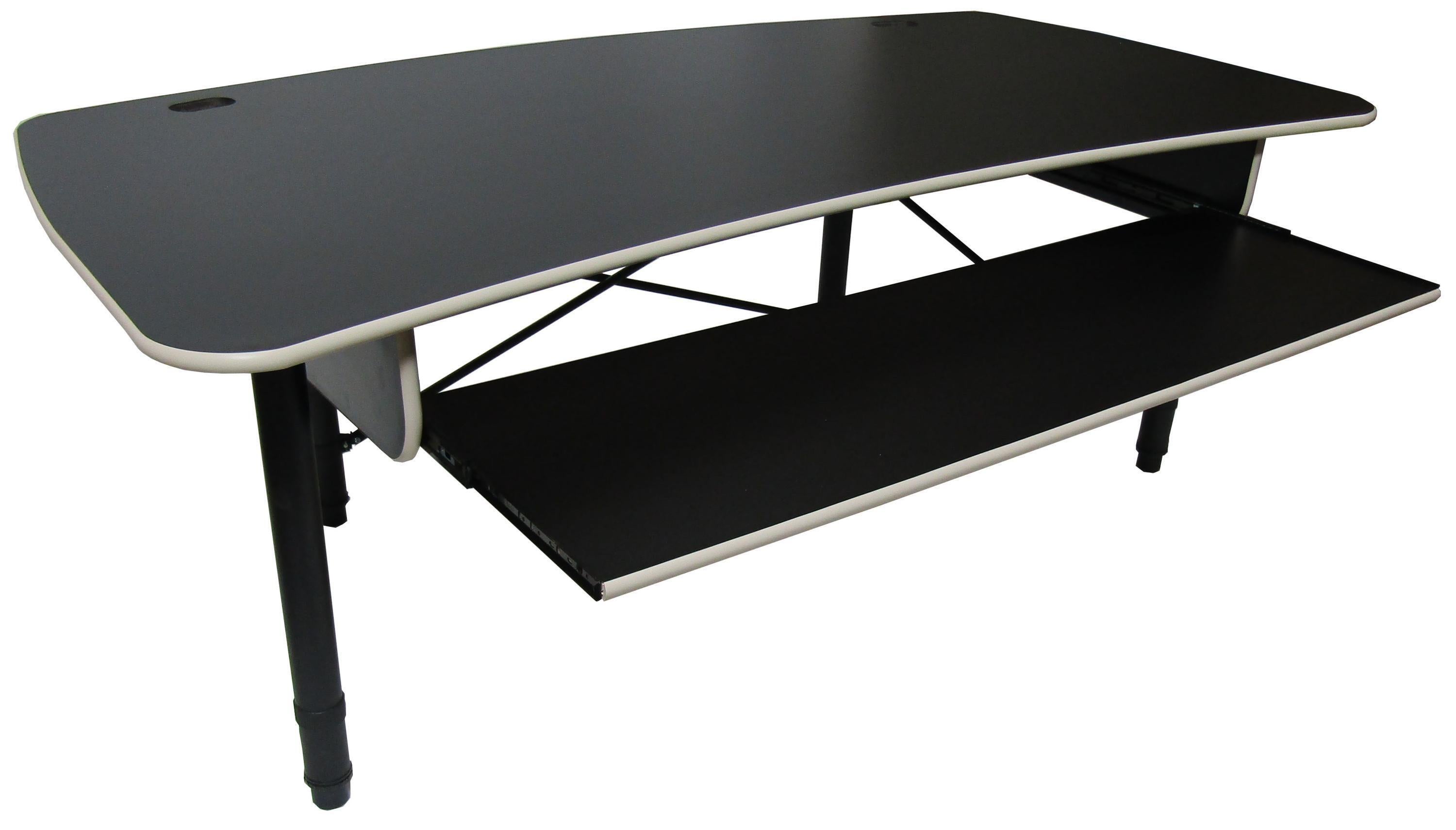 RAB Audio ProRak 88NB Music Production Desk - Black with Almond