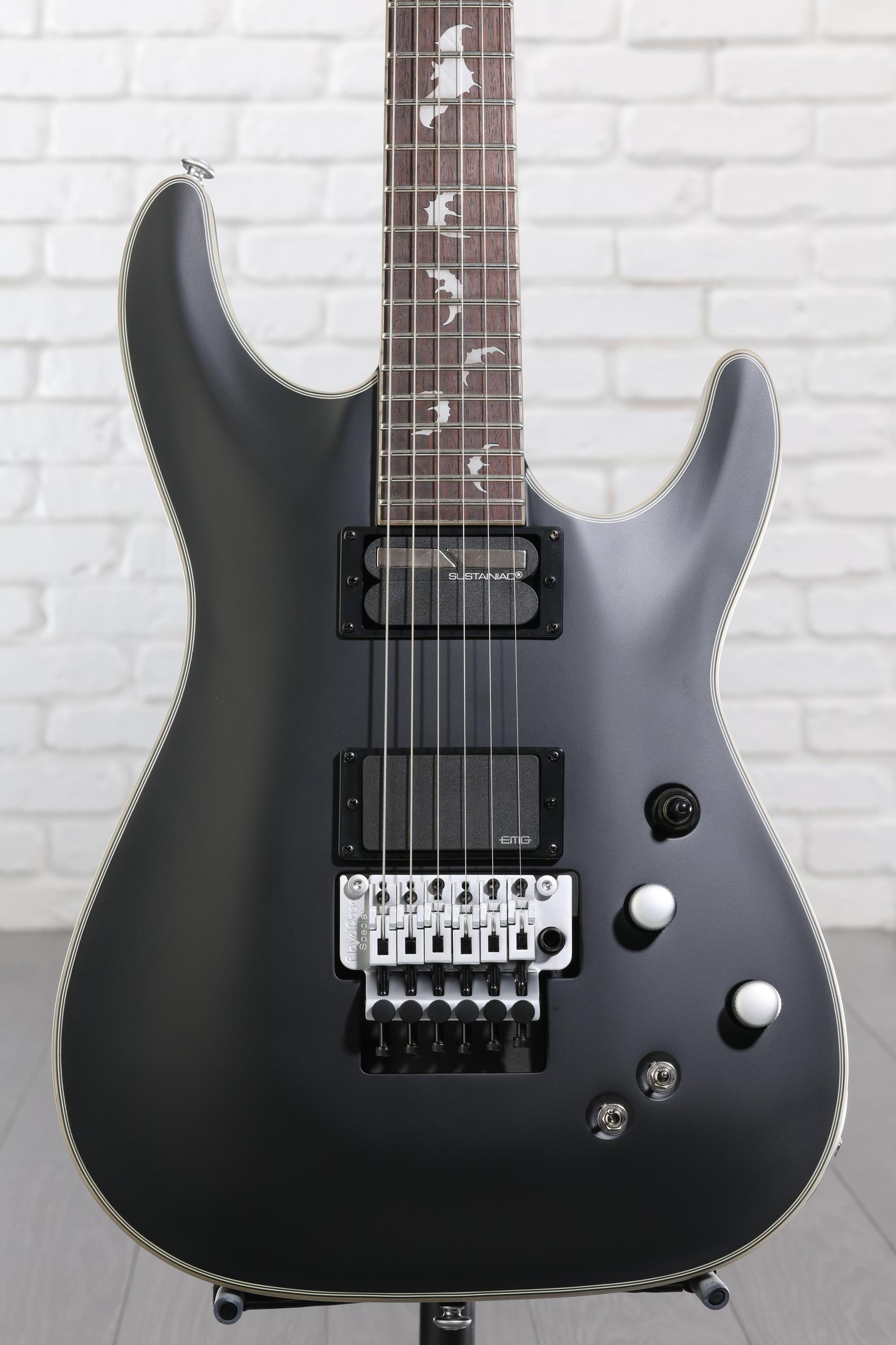 Schecter Damien Platinum 6 FR-S Electric Guitar - Satin Black