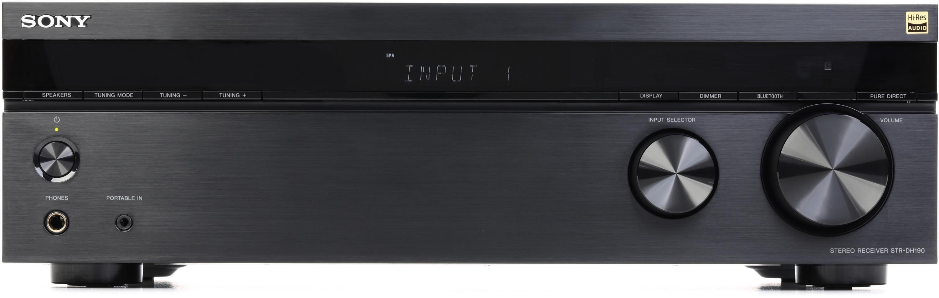 Sony STR-DH190 Stereo Receiver | Sweetwater