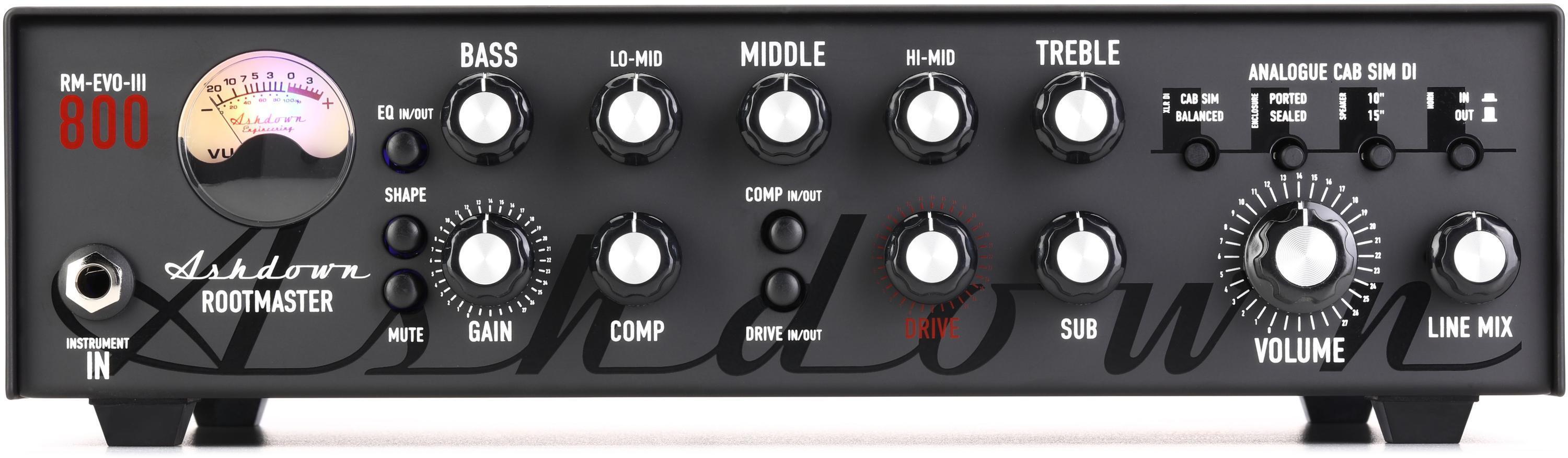 Ashdown ABM 500 Evo III 575-watt Bass Head | Sweetwater