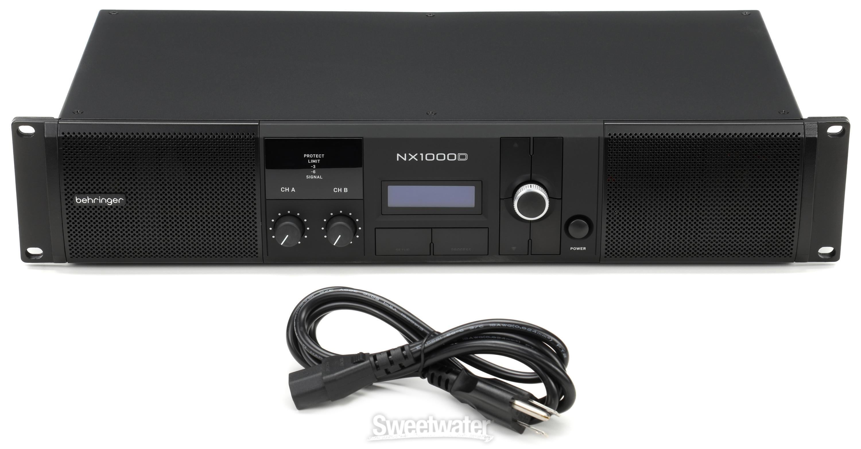 Behringer NX1000D 500-watt 2-channel Power Amplifier with DSP