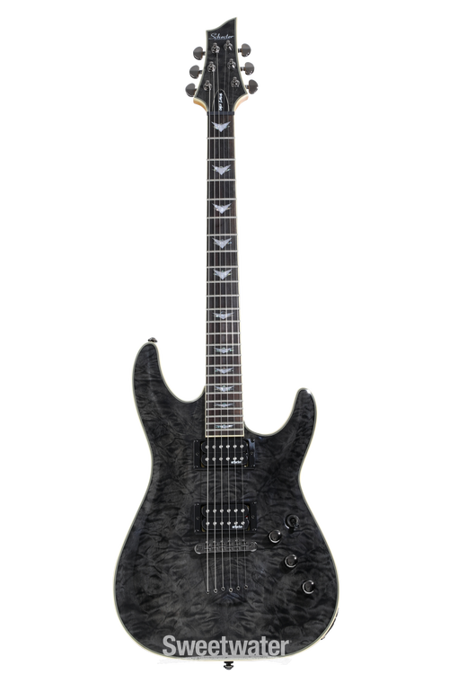 Schecter Omen Extreme-6 Electric Guitar - See-Thru Black | Sweetwater