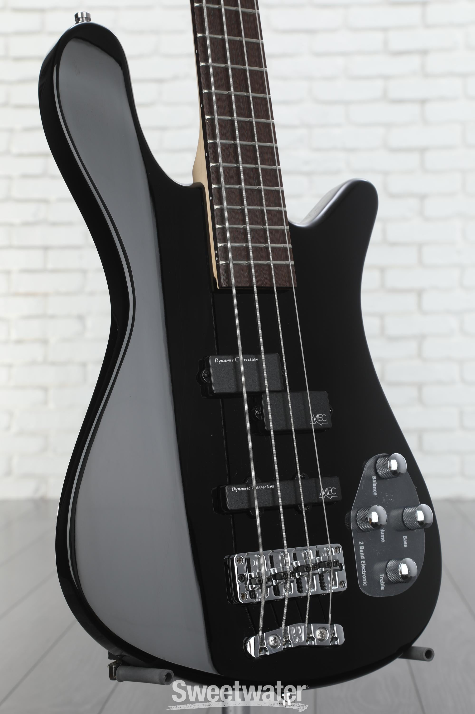 Warwick RockBass Streamer LX, Dent and Scratch - Solid Black