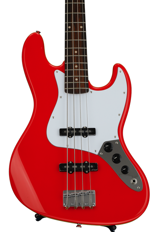 Squier Affinity Series Jazz Bass - Race Red | Sweetwater