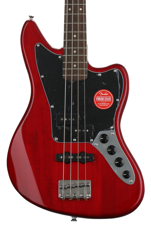 Squier Vintage Modified Jaguar Bass Special - Crimson Red