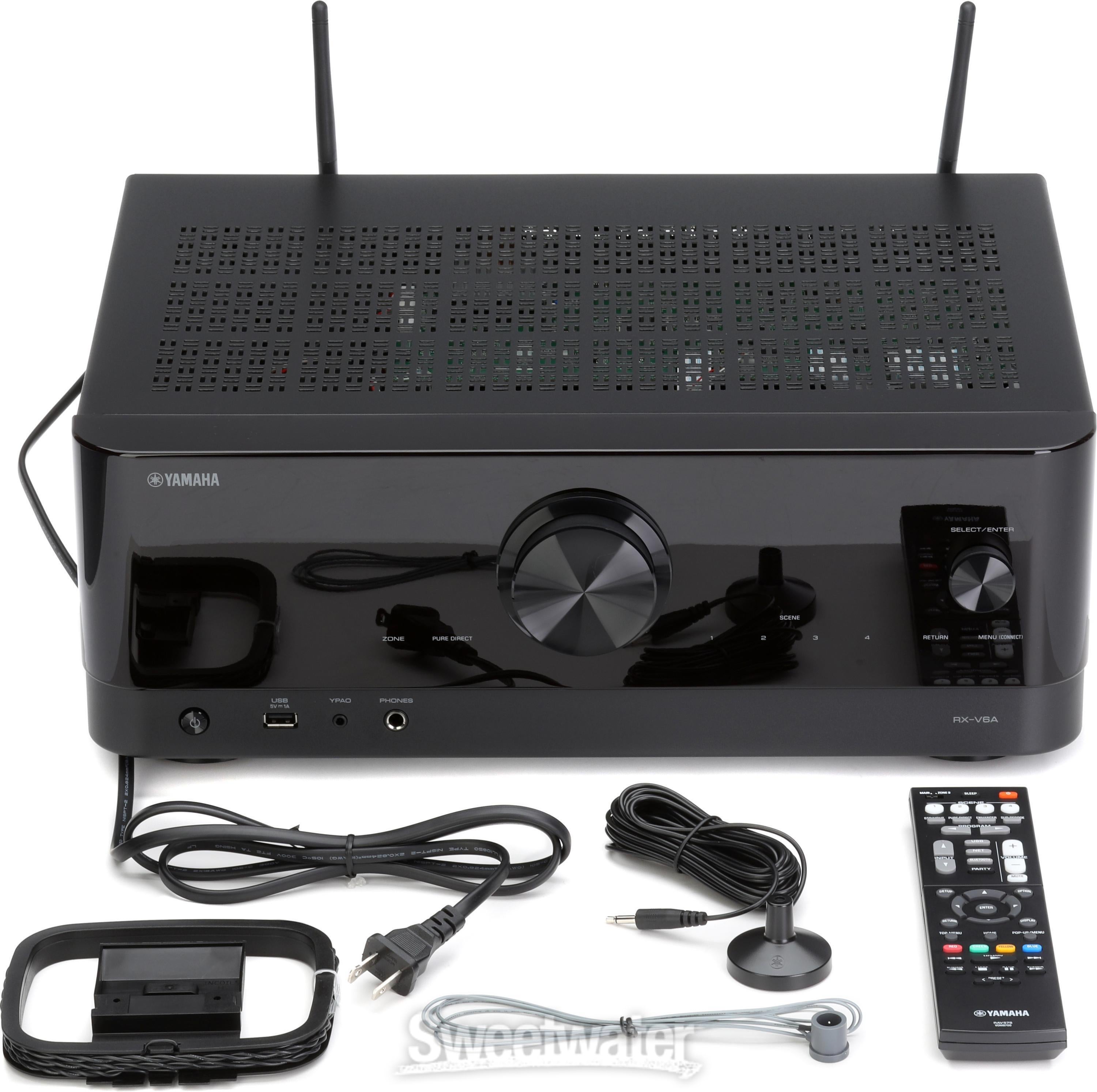 Yamaha RX-V6A 7.2-channel Network A/V Receiver - Black | Sweetwater
