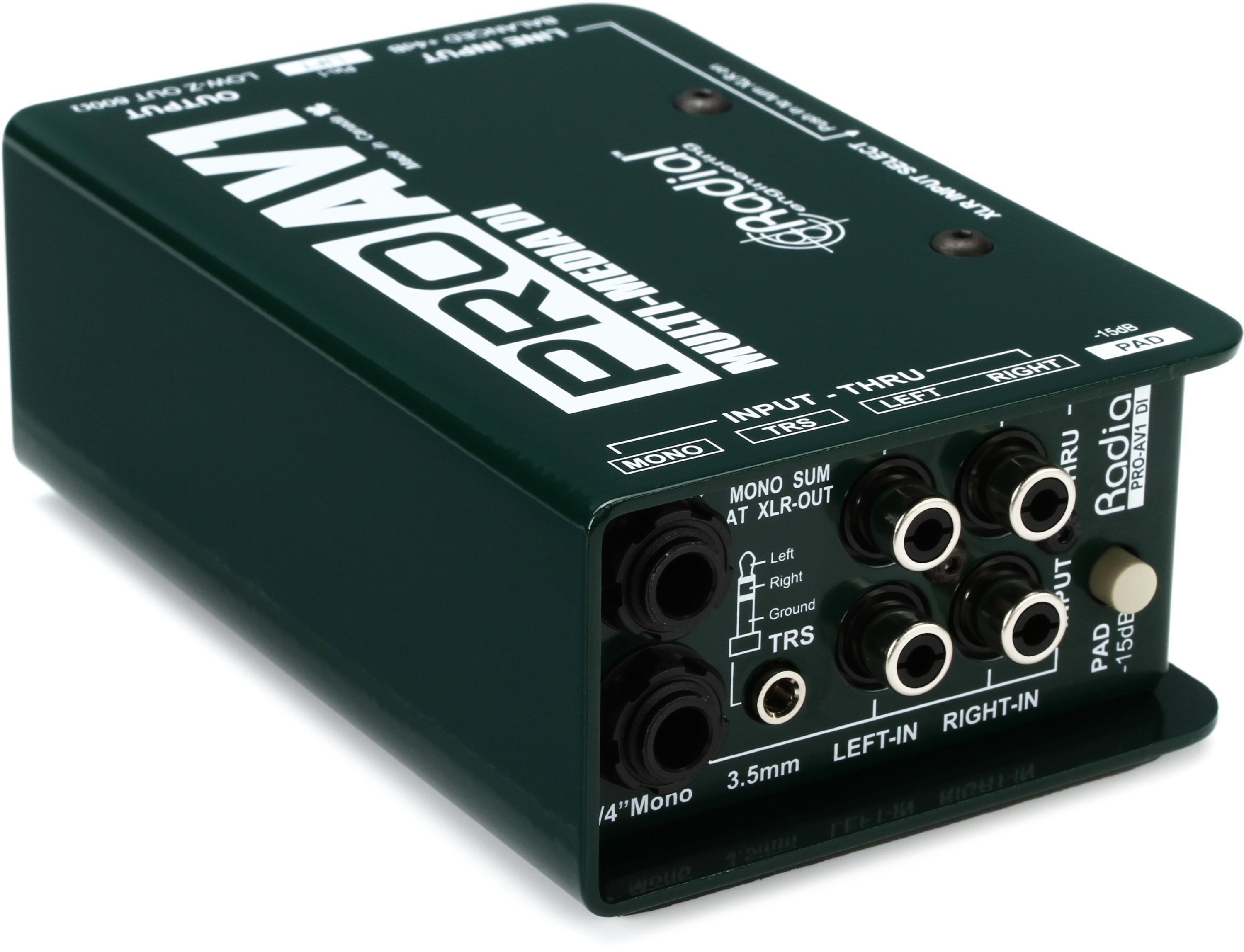Radial Pro48 1-channel Active 48v Direct Box | Sweetwater