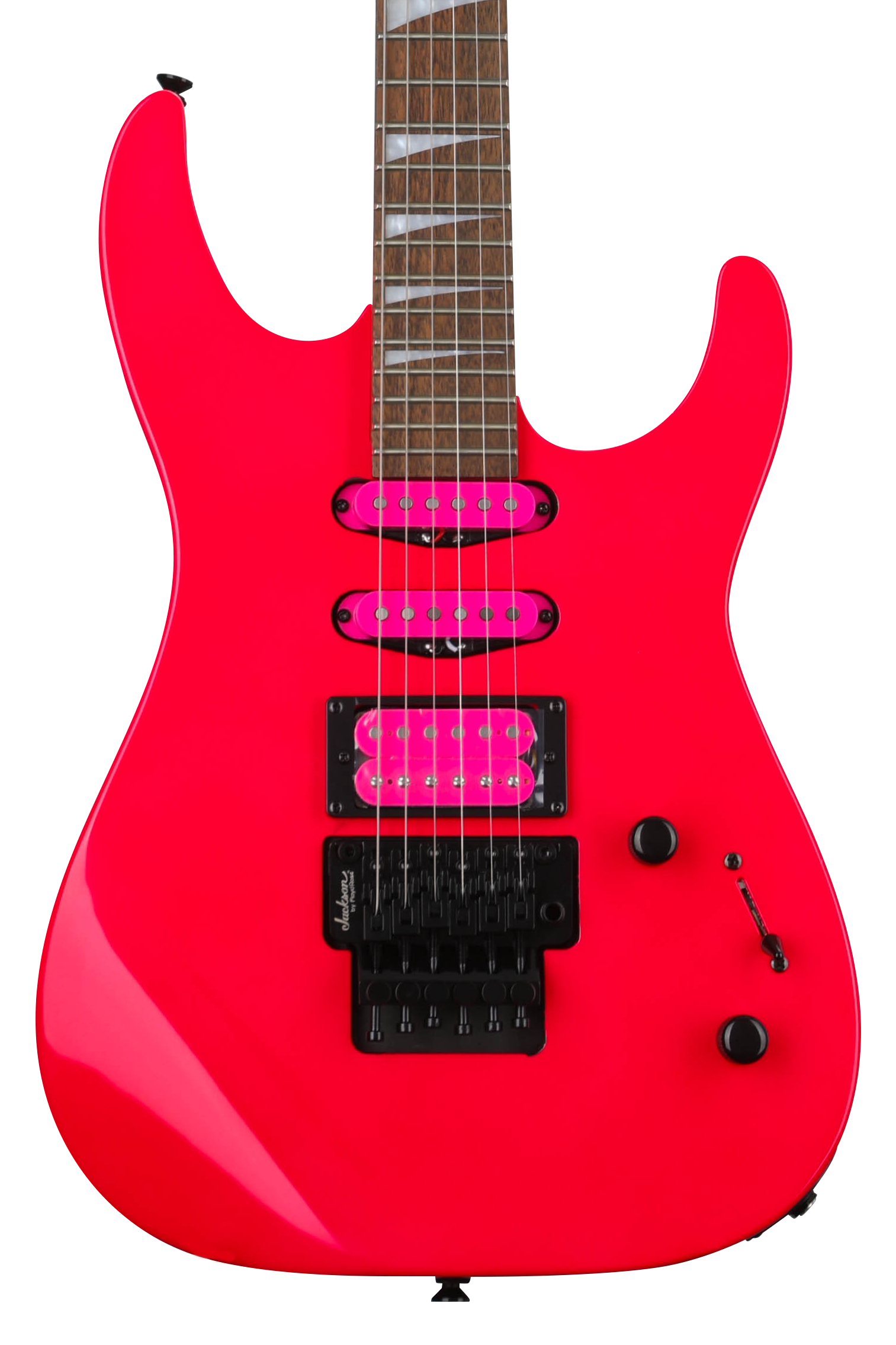 Jackson X Series Dinky DK3XR HSS Electric Guitar - Neon Pink