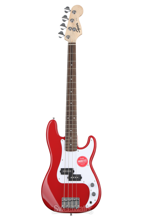 Squier Mini Precision Bass - Dakota Red | Sweetwater
