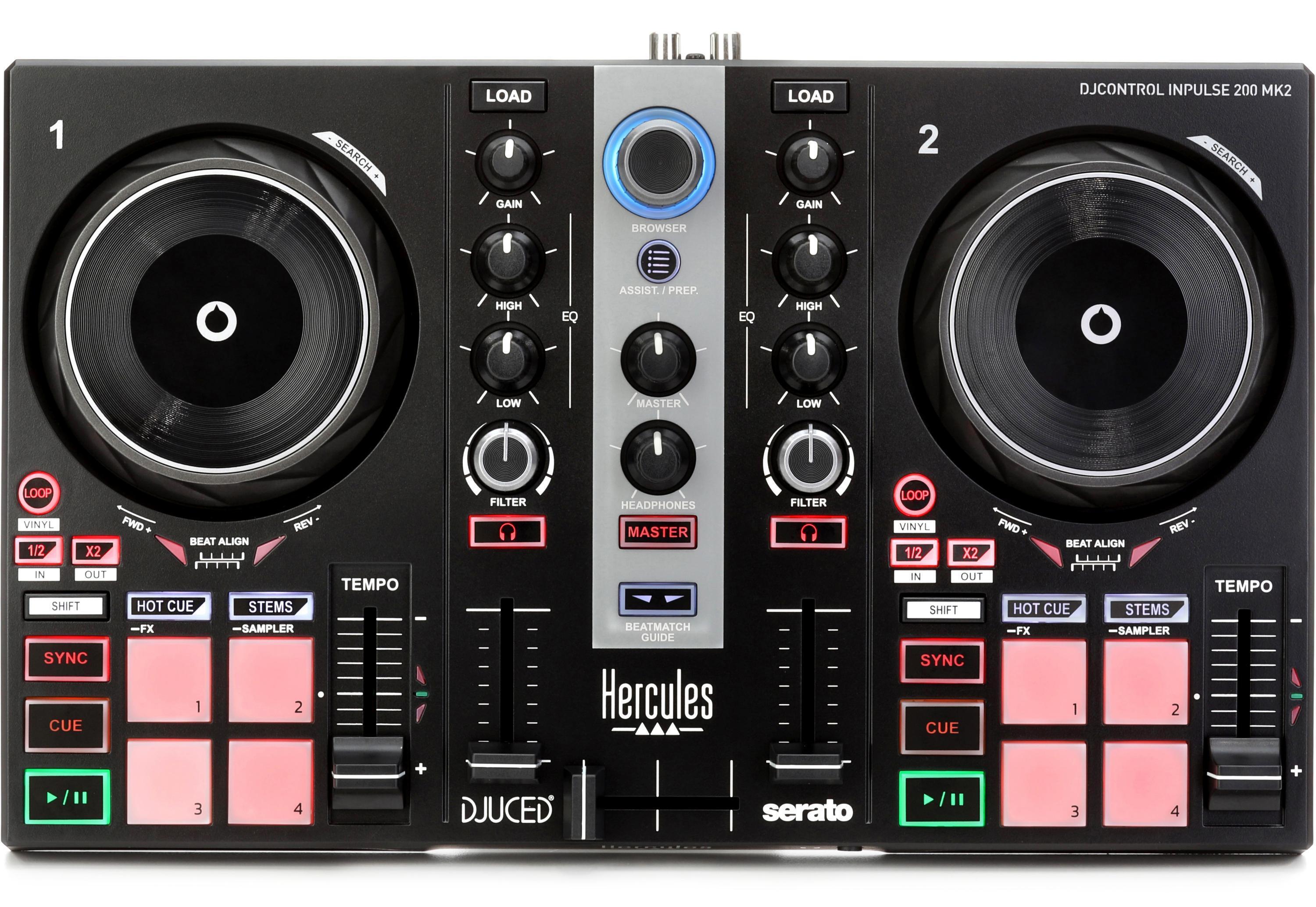 Hercules DJ DJControl Inpulse 200 mk2 2-channel DJ Controller