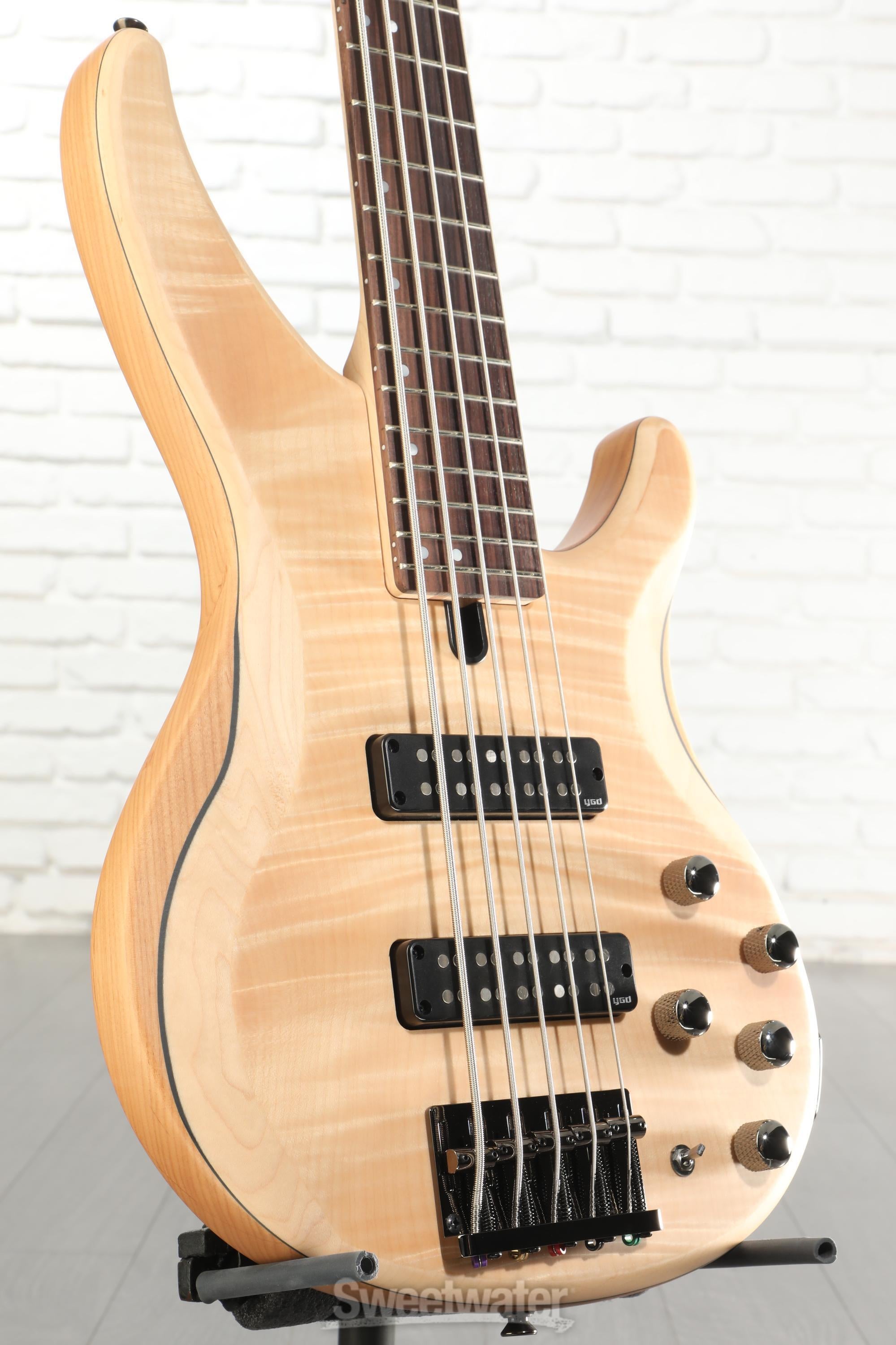 Yamaha TRBX605FM 5-string Bass Guitar - Natural Satin | Sweetwater