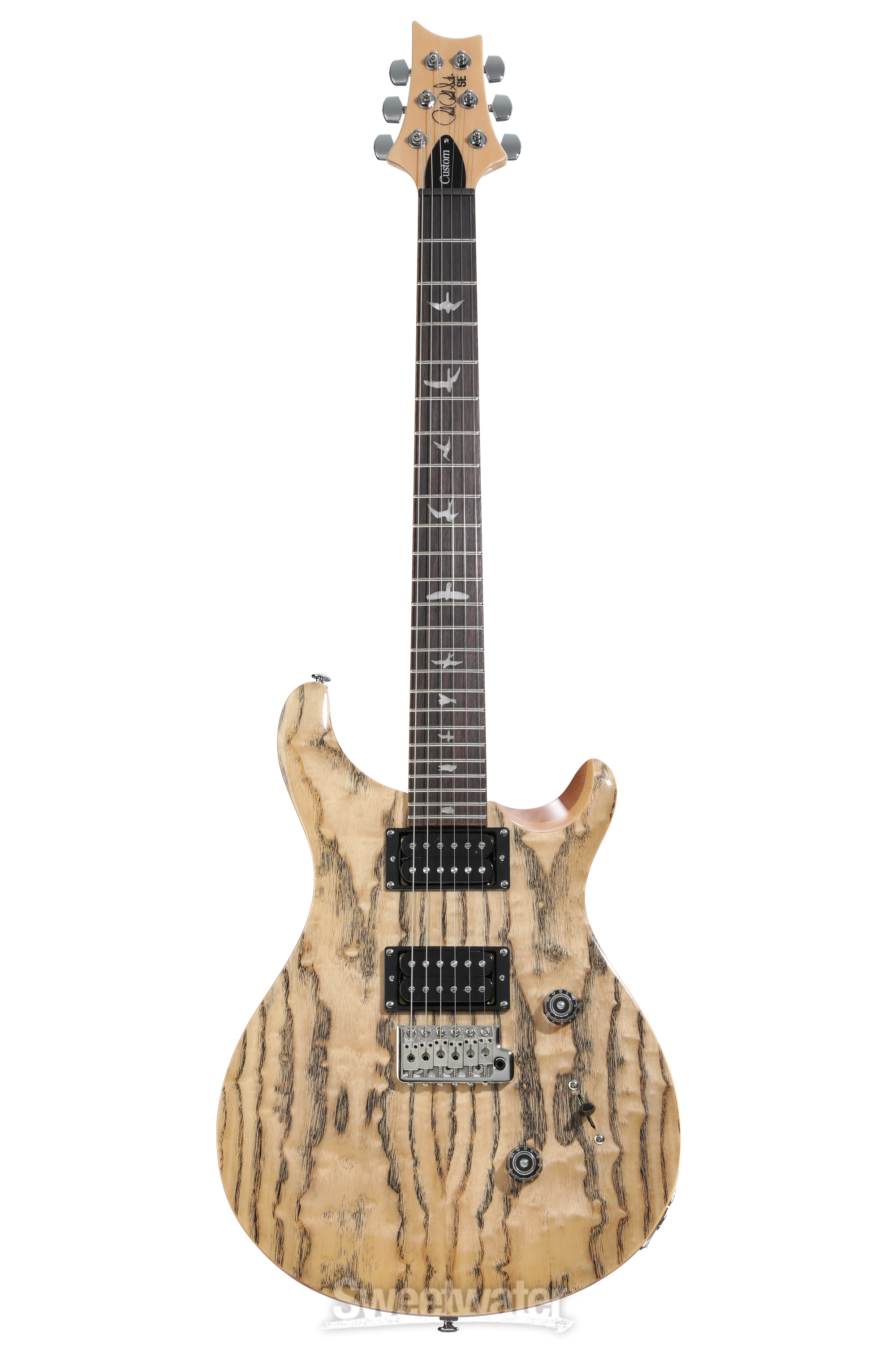 PRS SE Custom 24 Exotic Electric Guitar - Natural | Sweetwater