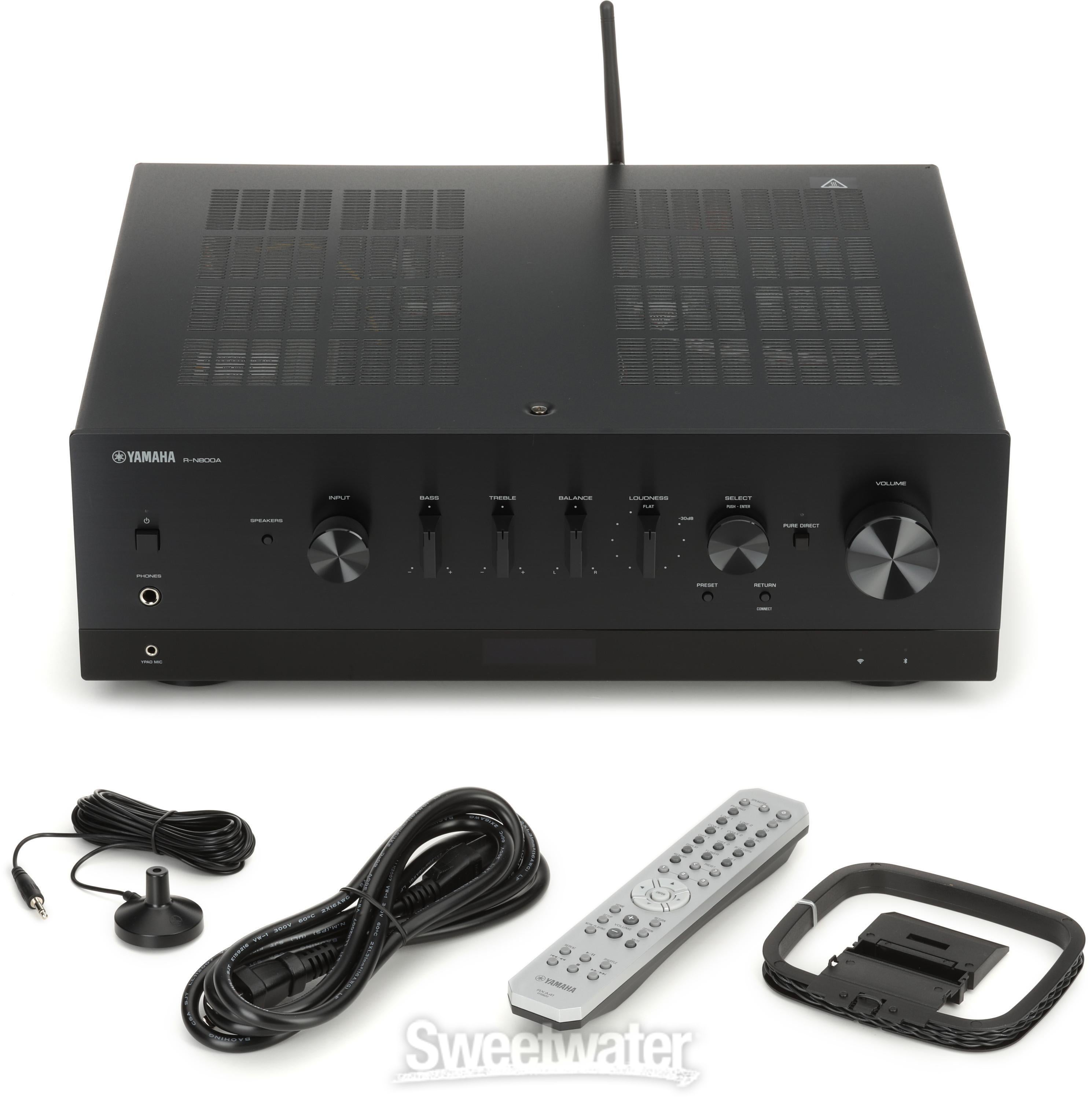 Yamaha R-N800A Stereo Network Receiver - Black | Sweetwater