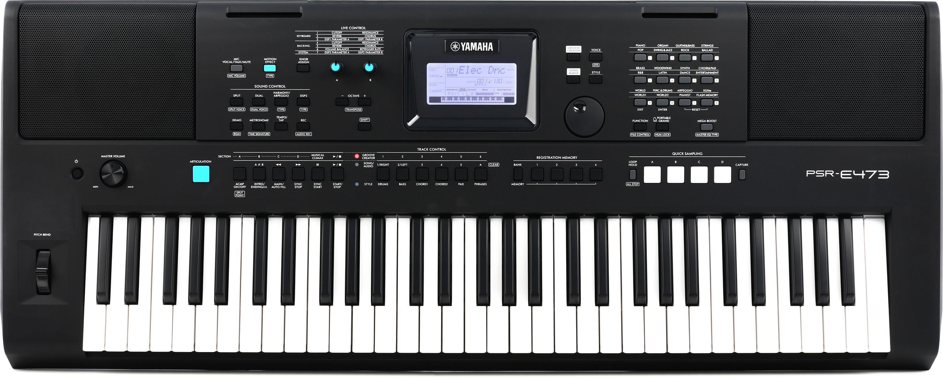 Yamaha PSR-E473 61-key Portable Arranger | Sweetwater