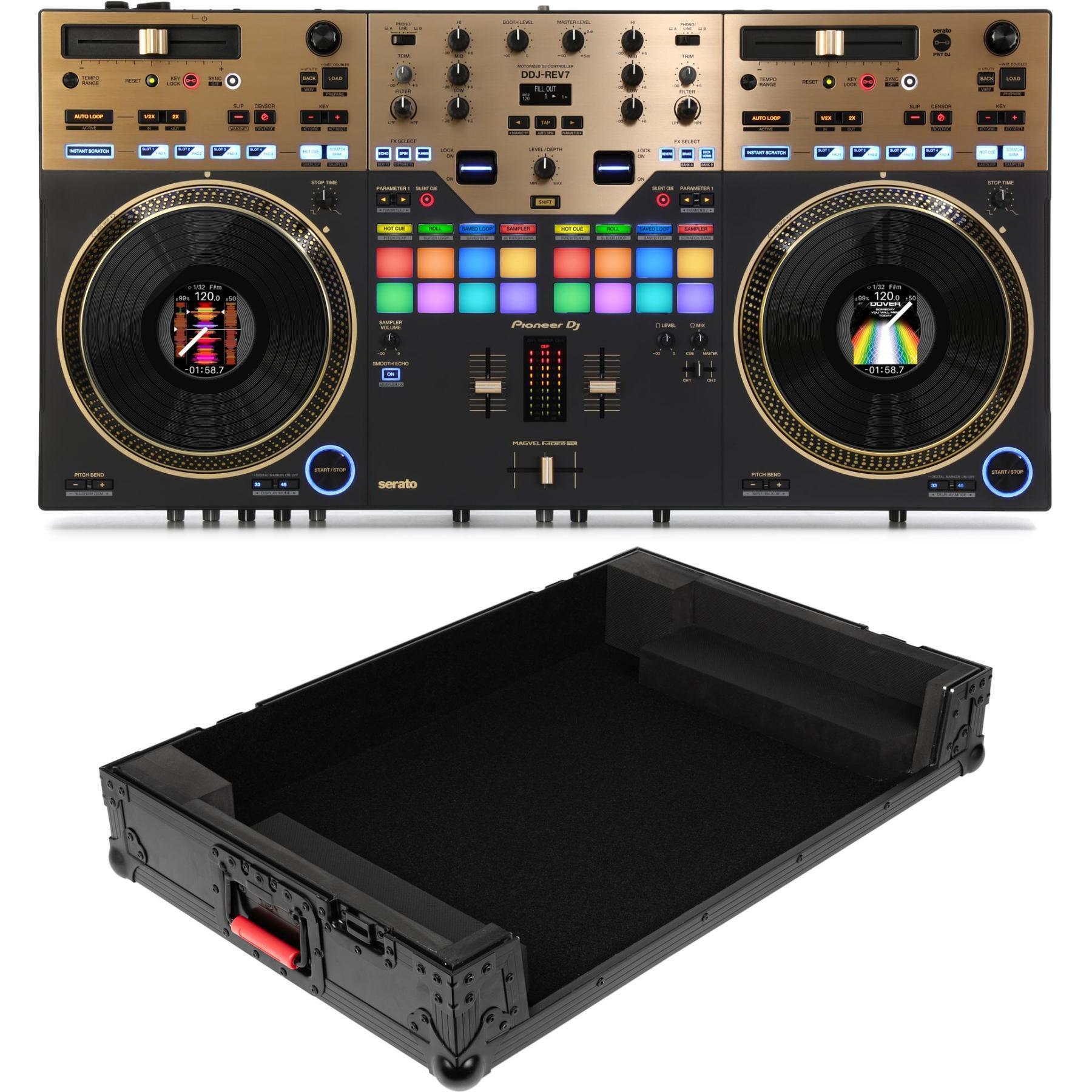 Pioneer DJ DDJ-REV7 2-deck Serato DJ Controller with Onyx Flight