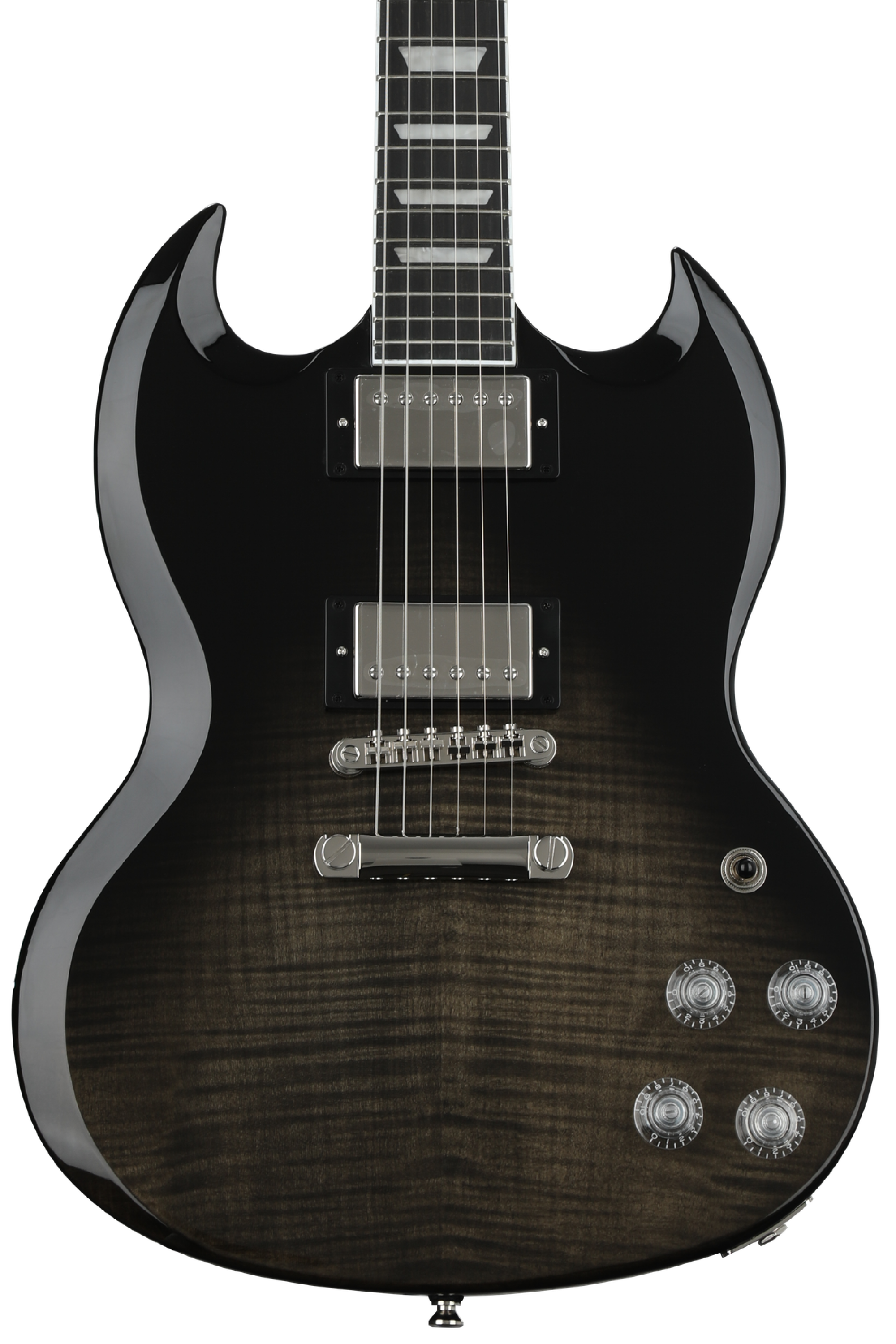 Epiphone SG Modern Figured Electric Guitar - Trans Black Fade