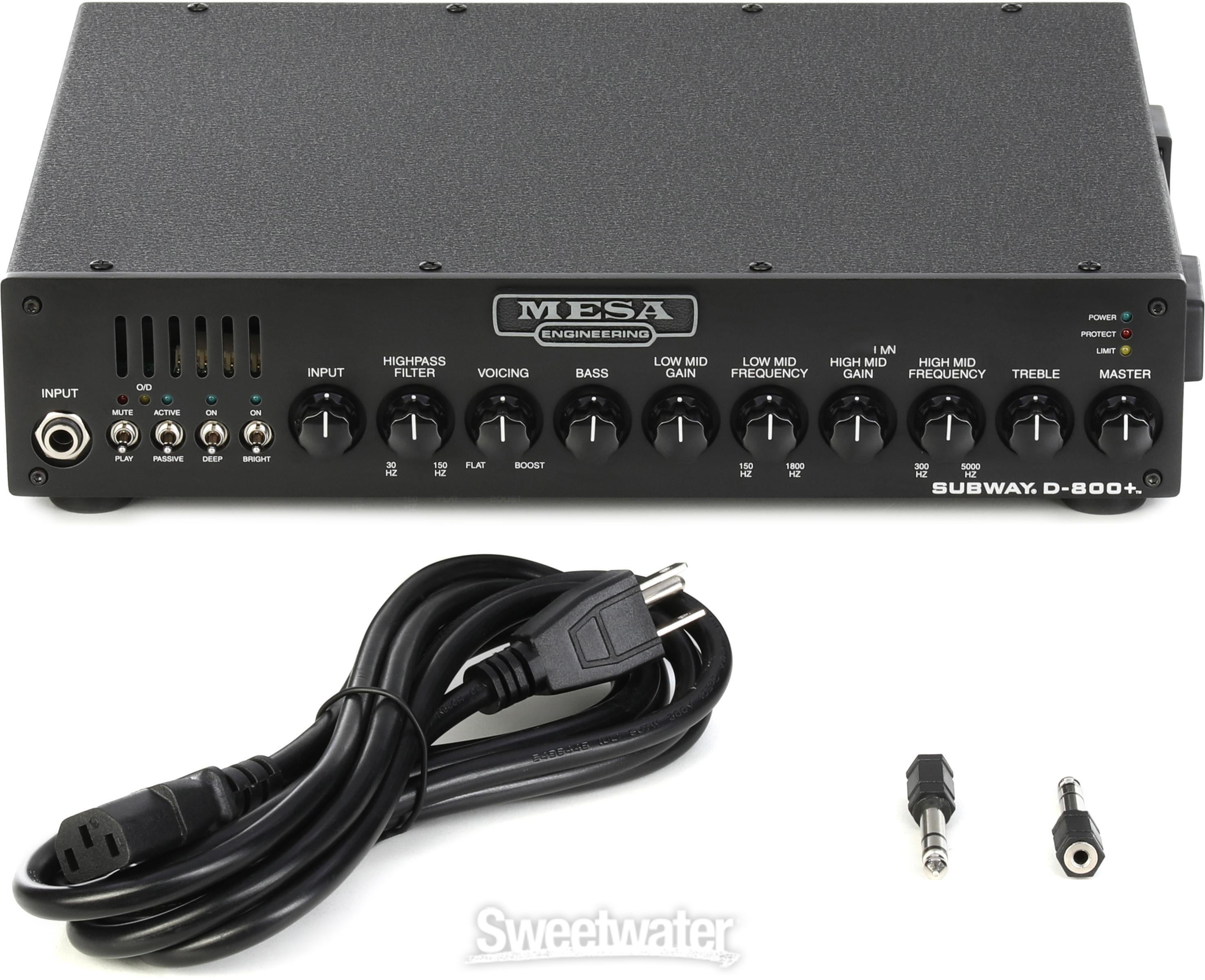 Mesa/Boogie Subway D-800+ Lightweight 800-watt Bass Head | Sweetwater