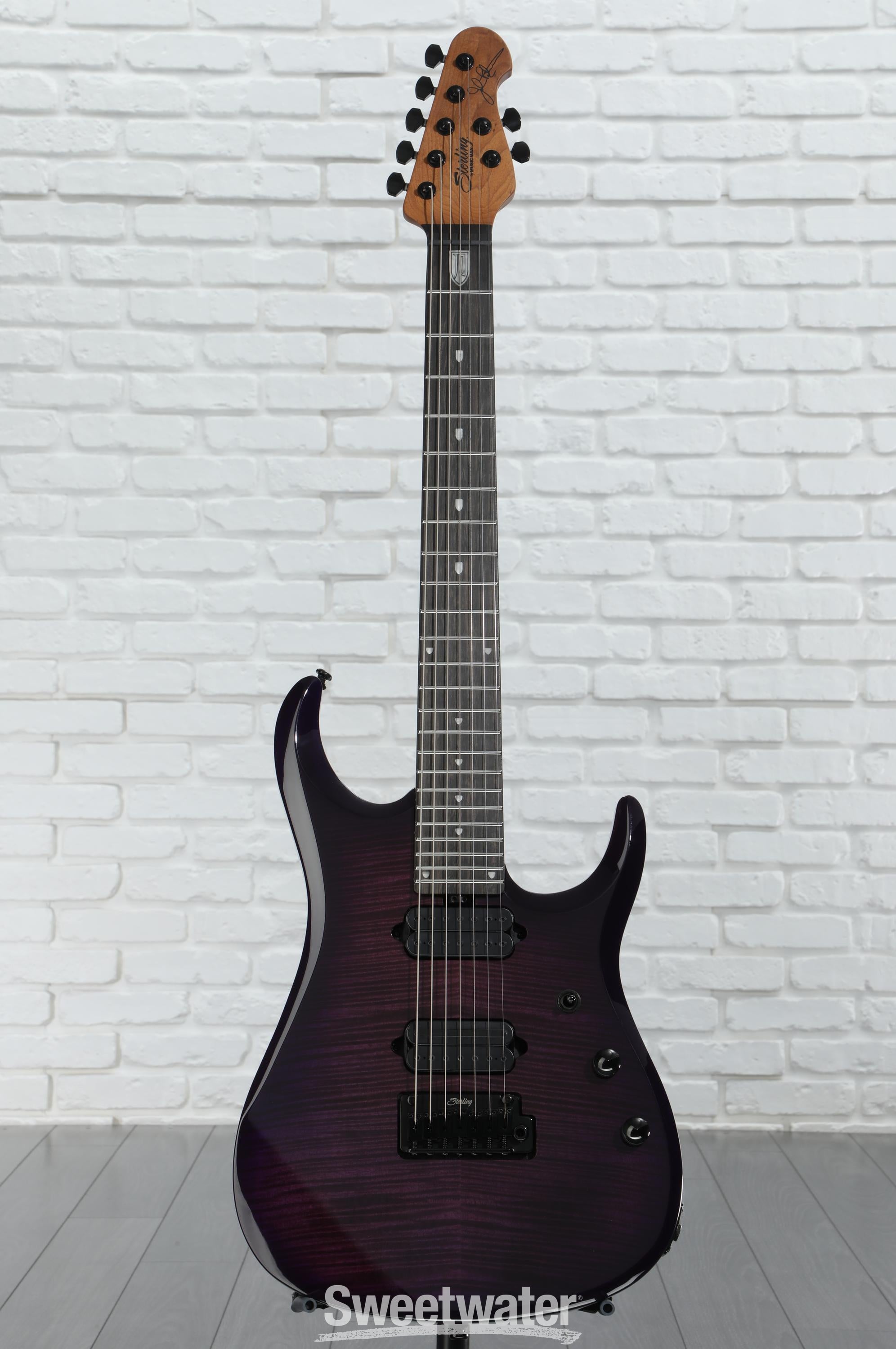 Sterling JP157 ジョン・ペトルーシモデル 7弦ギター動画あり Sterling