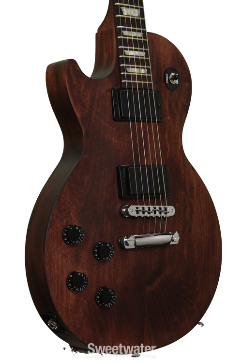 Gibson Les Paul LPJ Left Hand - Chocolate Satin | Sweetwater