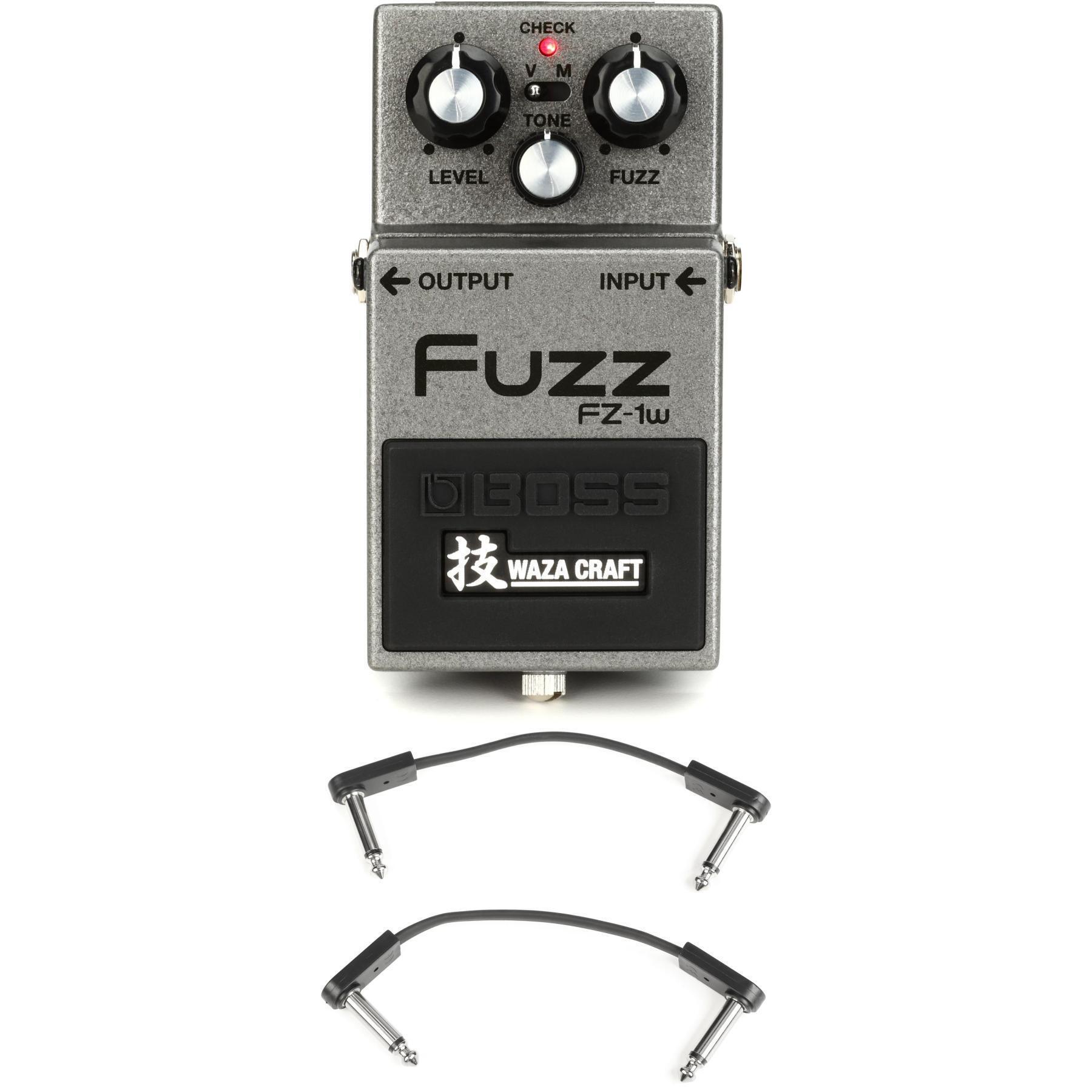 Boss FZ-1W Waza Craft Fuzz Pedal with EBS Patch Cables | Sweetwater