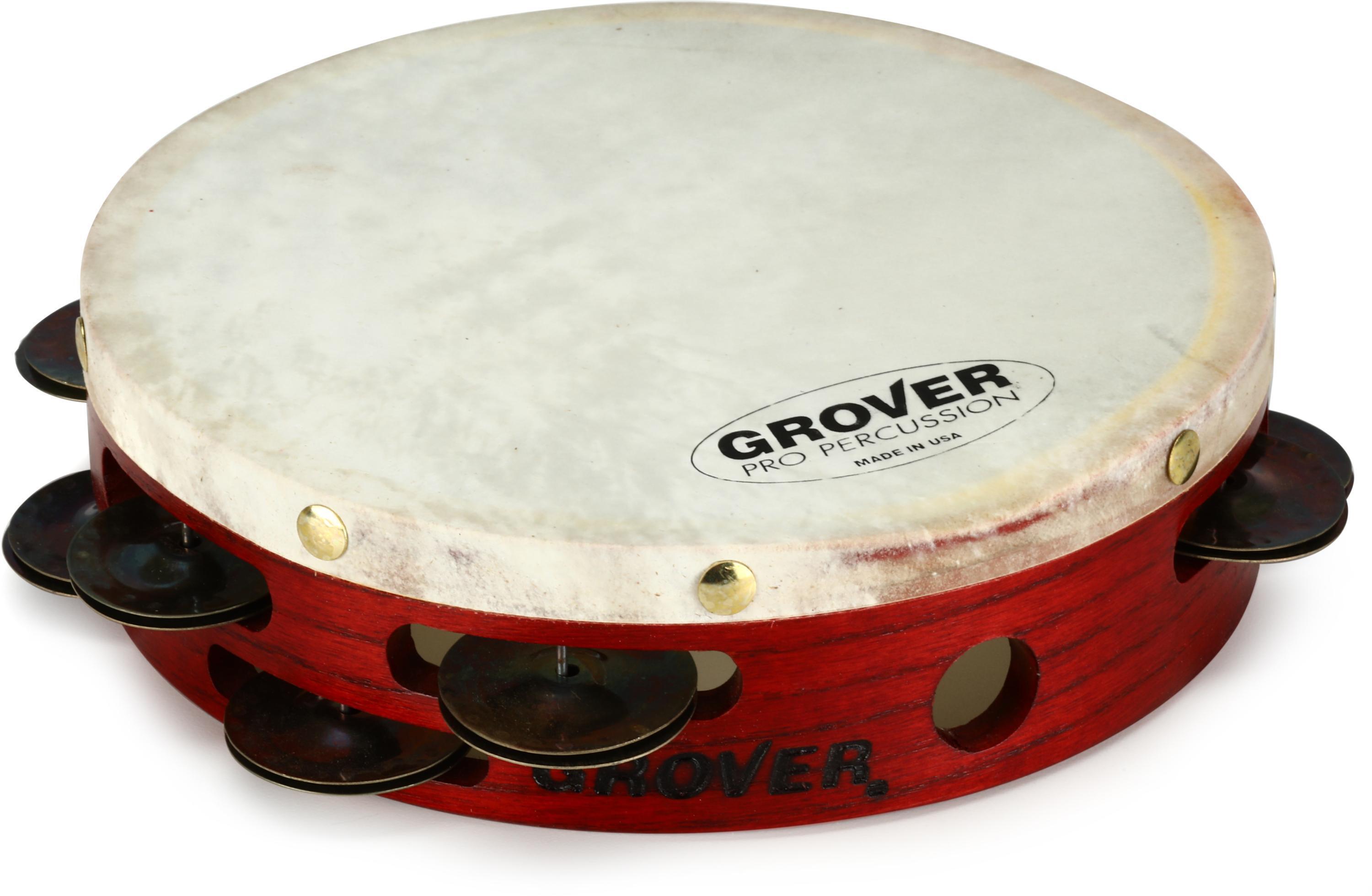 Grover Pro Percussion Custom Dry 8-inch Silver Natural Double-row