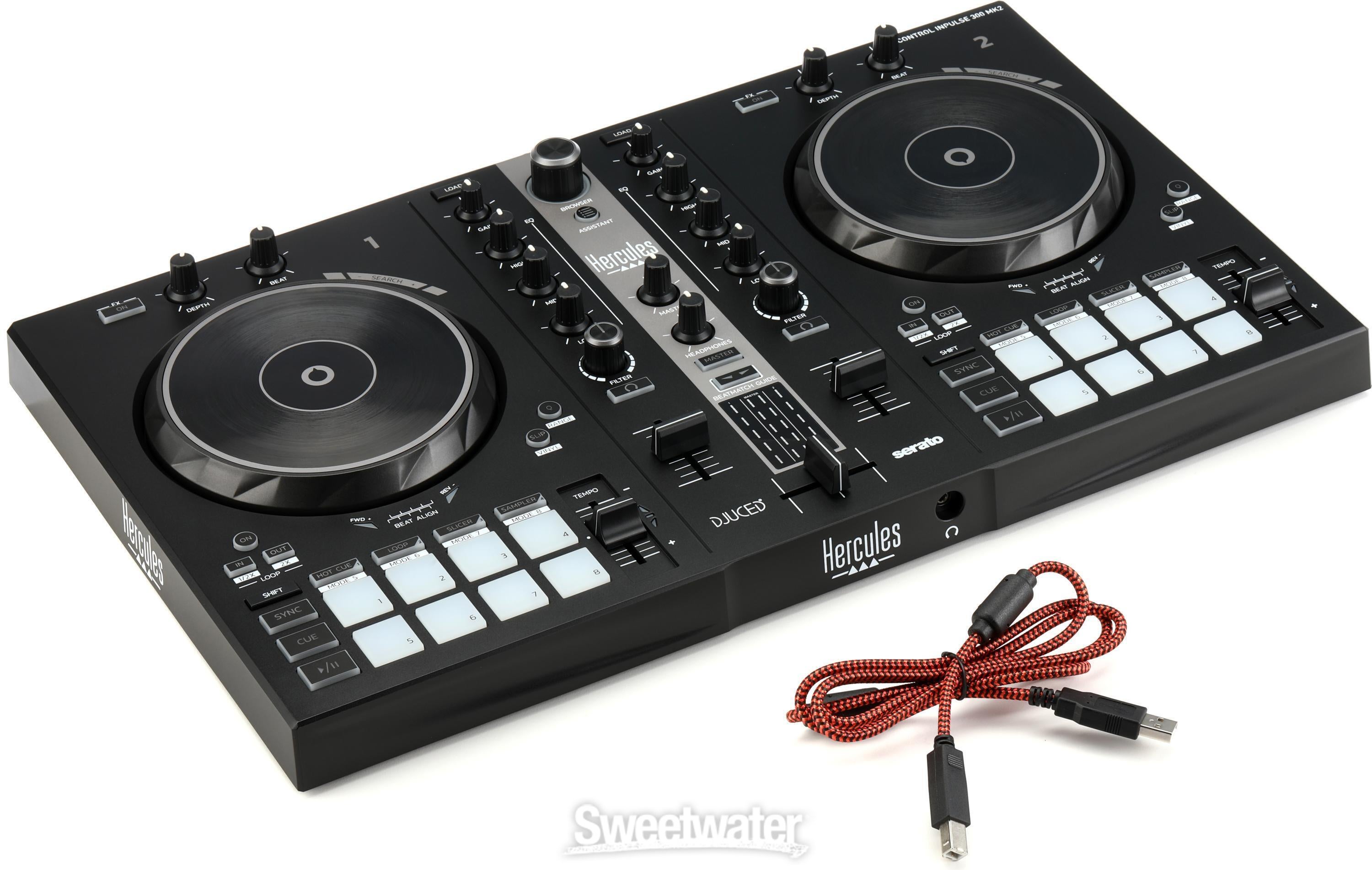 Hercules DJ DJControl Inpulse 300 mk2 2-channel DJ Controller