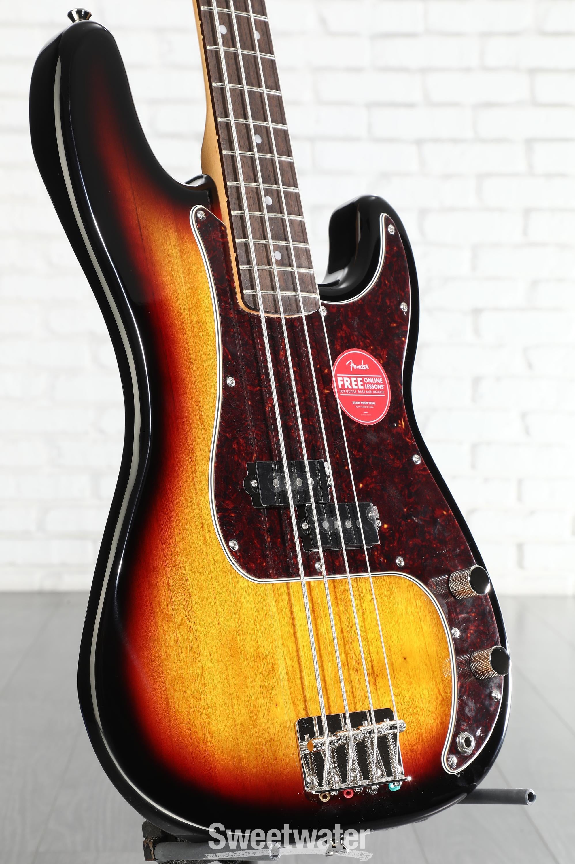 Squier Classic Vibe '60s Precision Bass - 3-Tone Sunburst | Sweetwater