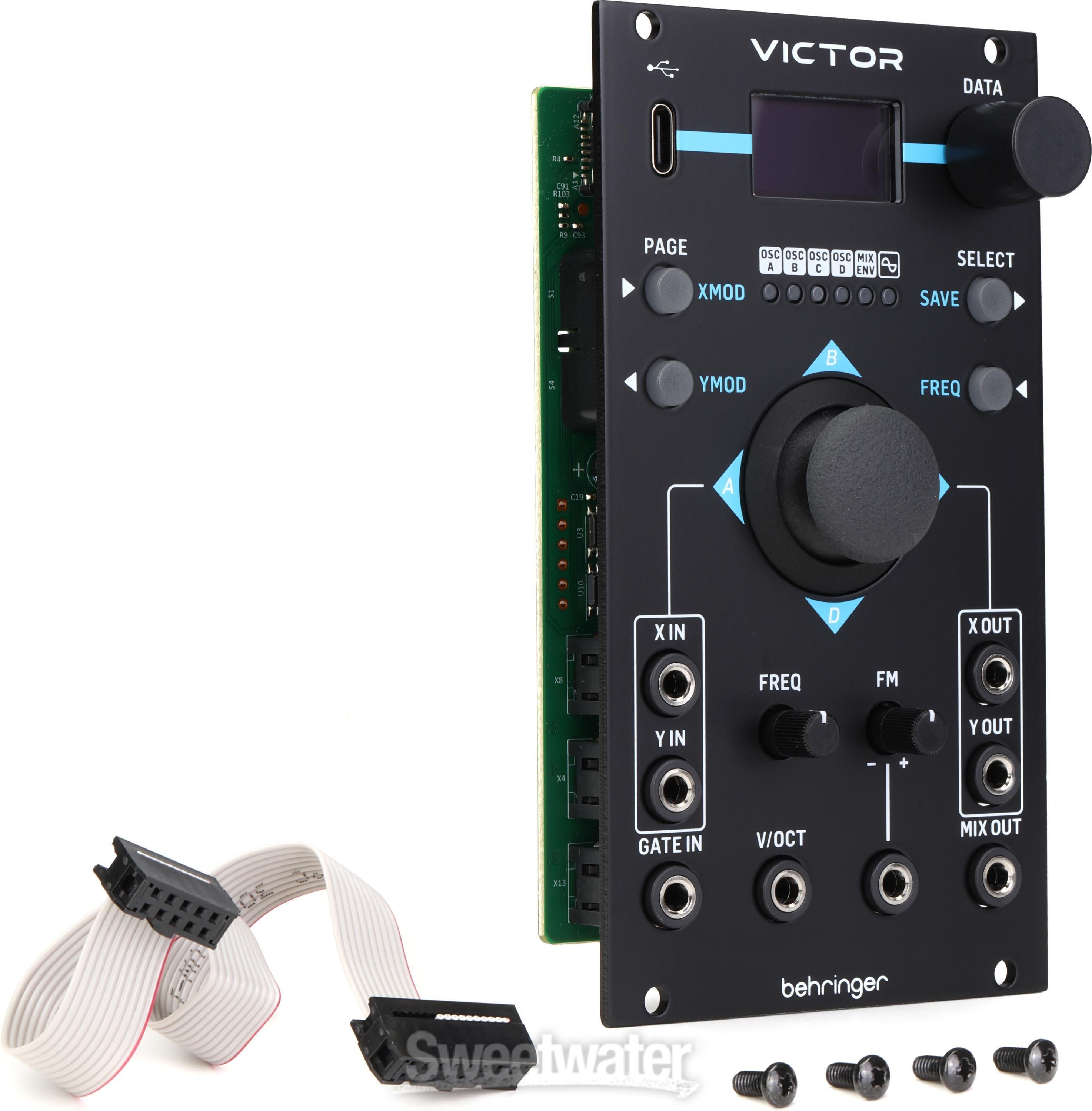 Behringer VICTOR Quad Vector Morphing Oscillator Module | Sweetwater
