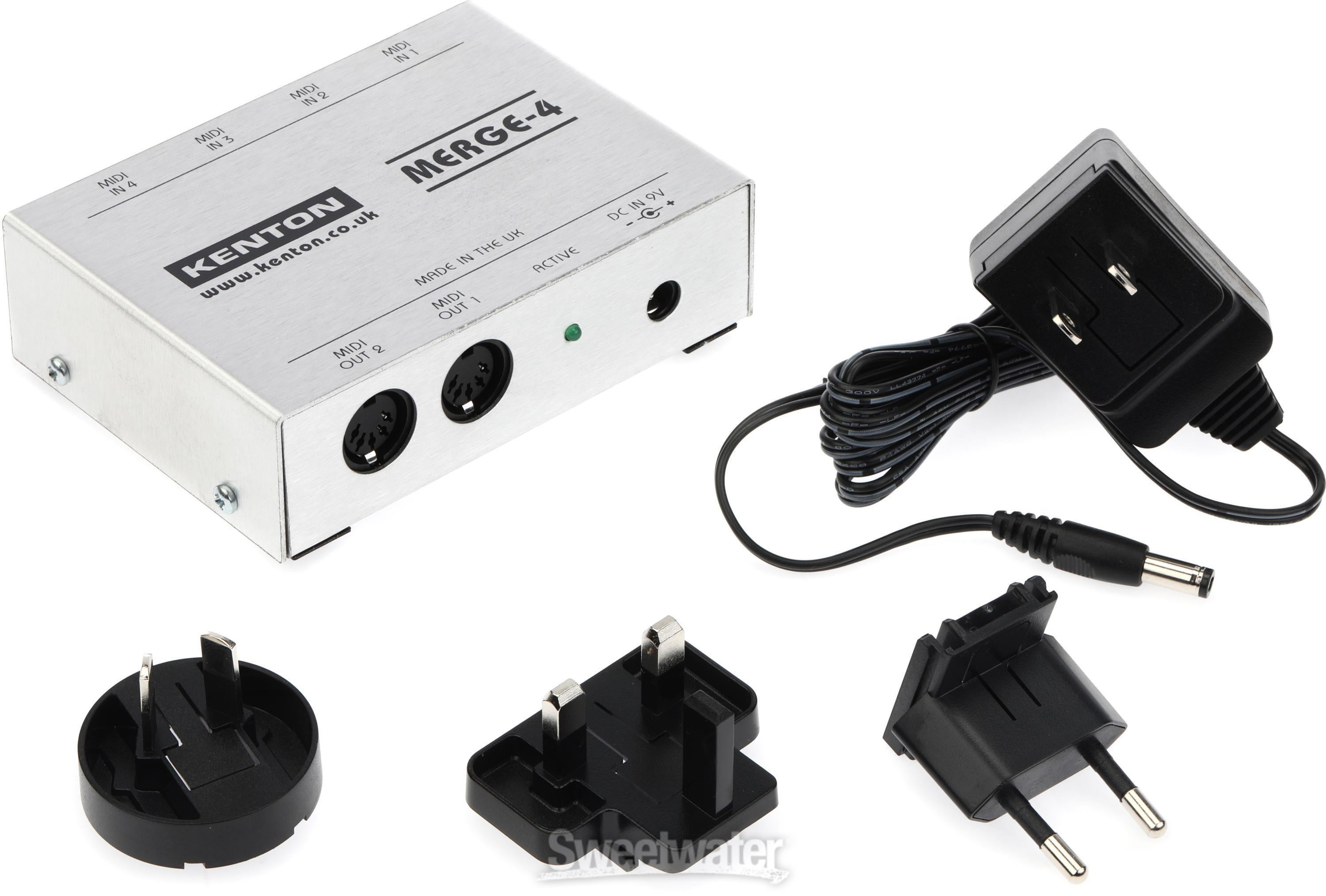 Kenton Merge-4 MIDI Merge Box | Sweetwater
