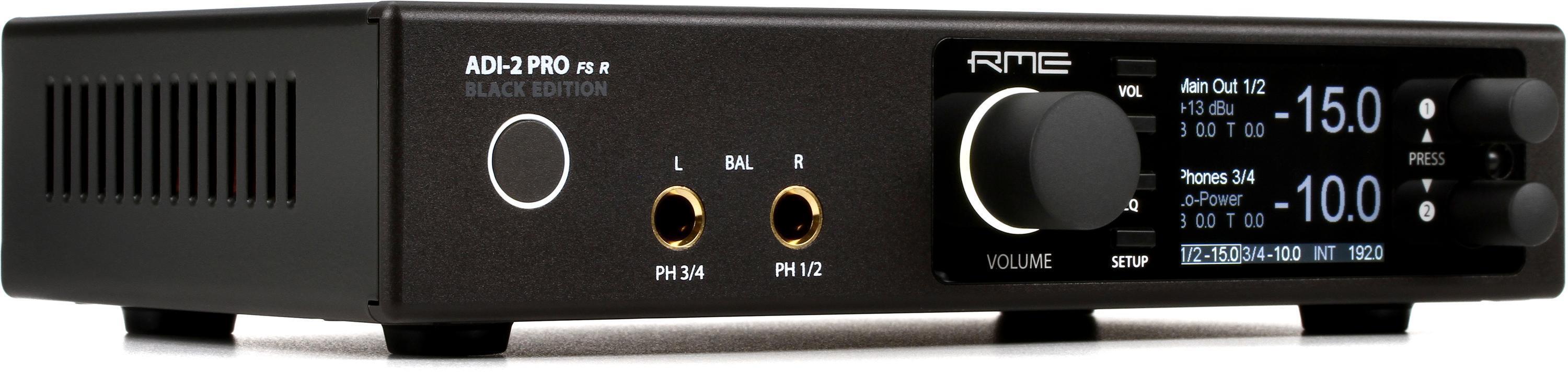 RME ADI-2 Pro FS R AD/DA Converter - Black Edition | Sweetwater