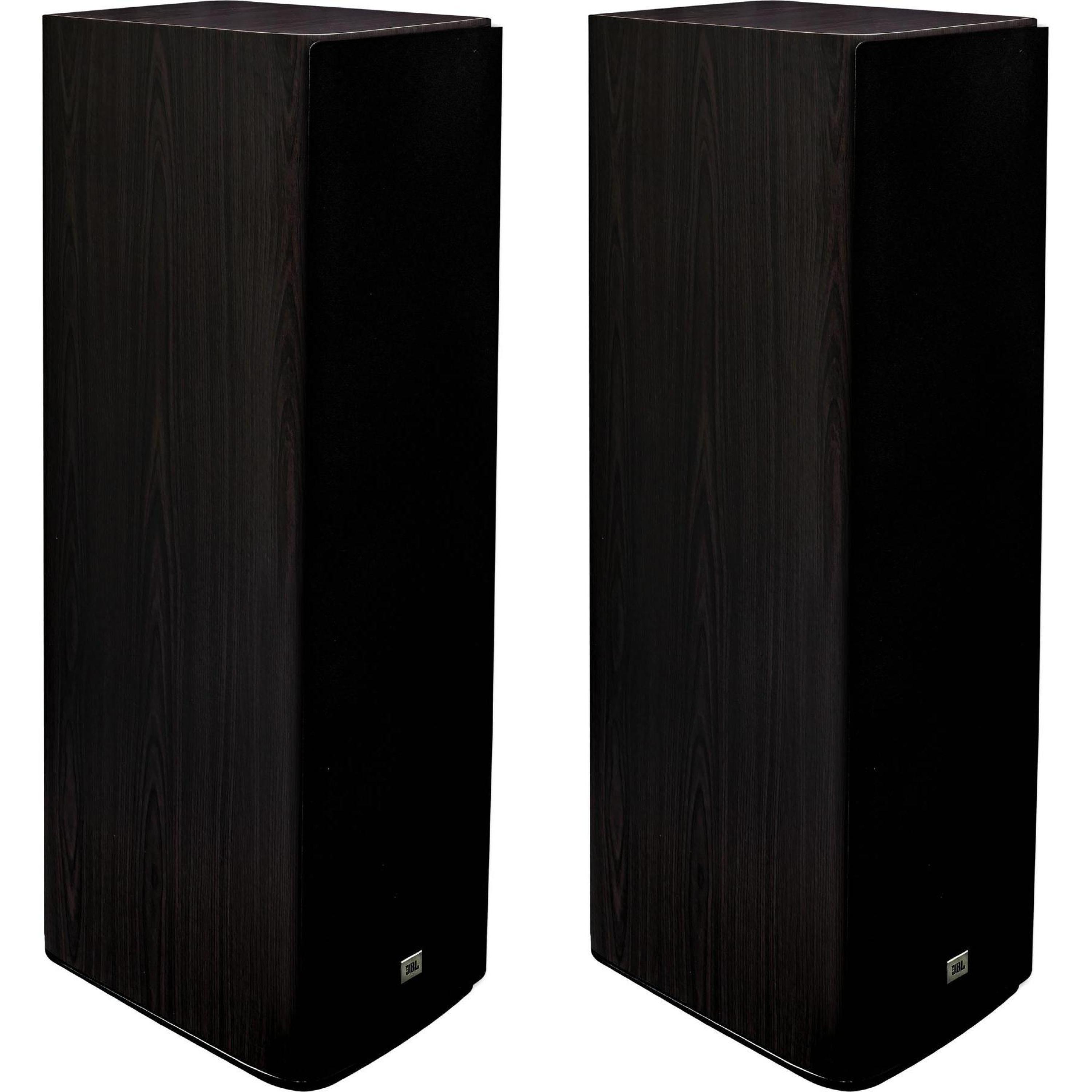 JBL Studio 698 Passive Floor-standing Speaker Pair - Dark Wood