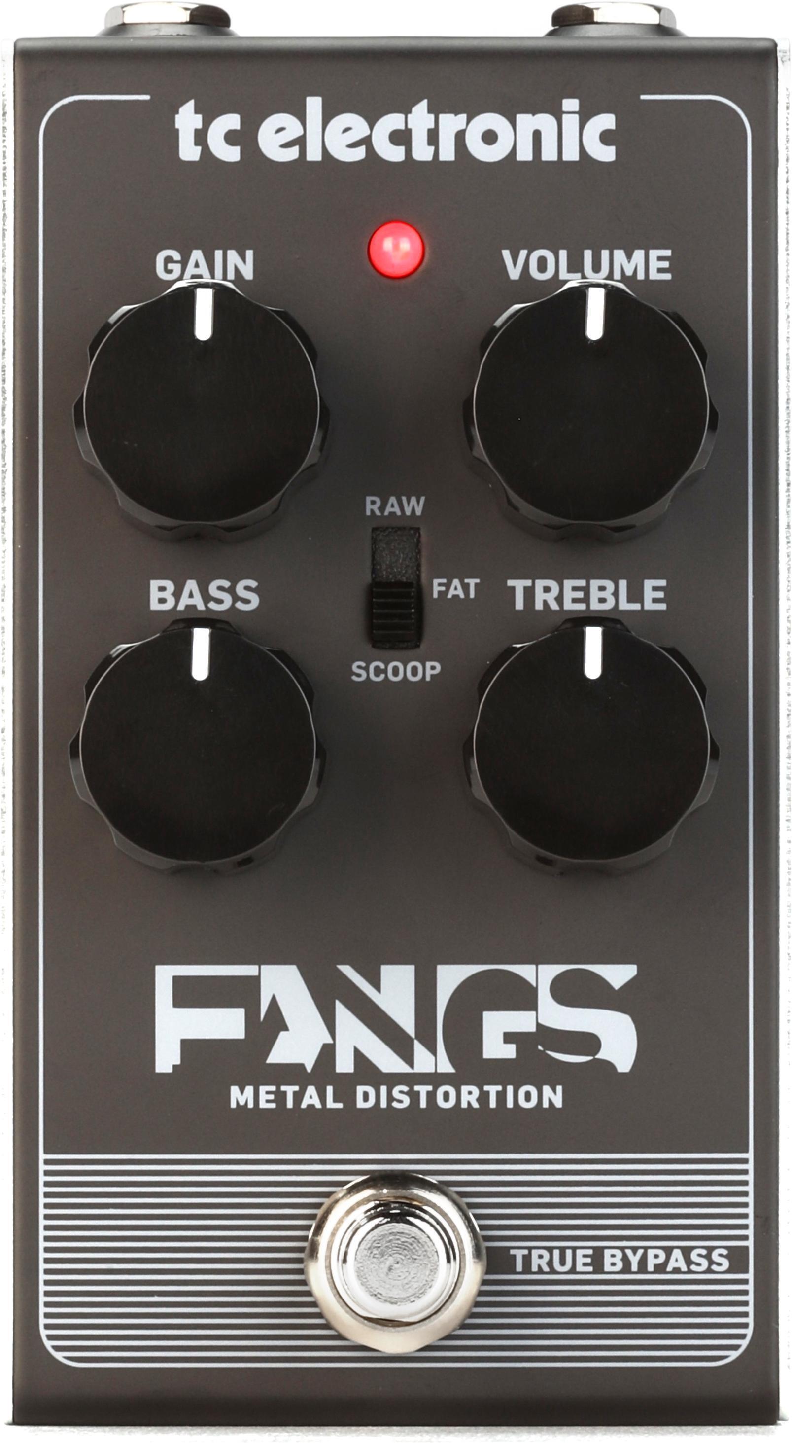 TC Electronic Fangs Metal Distortion Pedal | Sweetwater