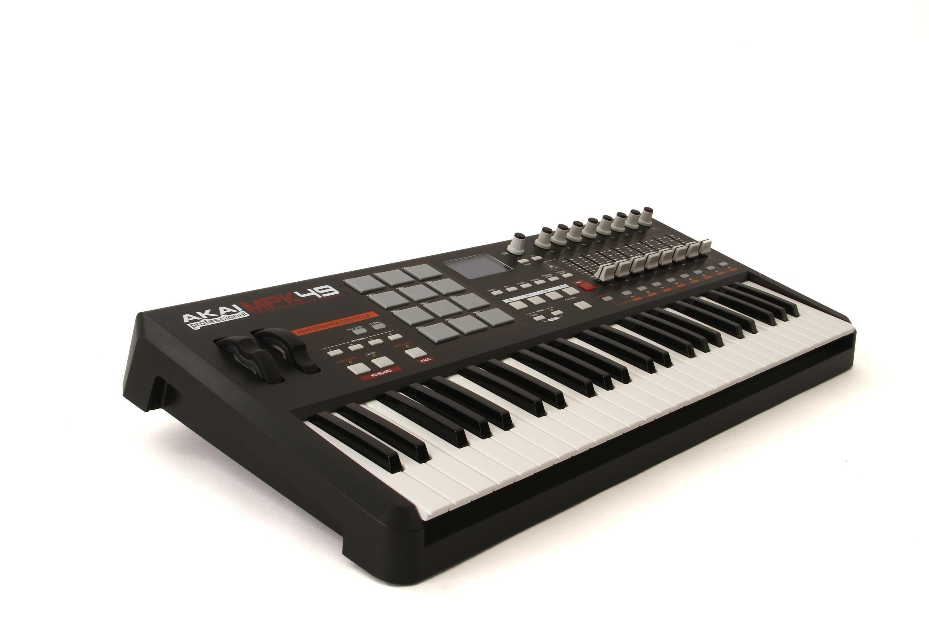Akai Professional MPK49 49-key MIDI Controller | Sweetwater