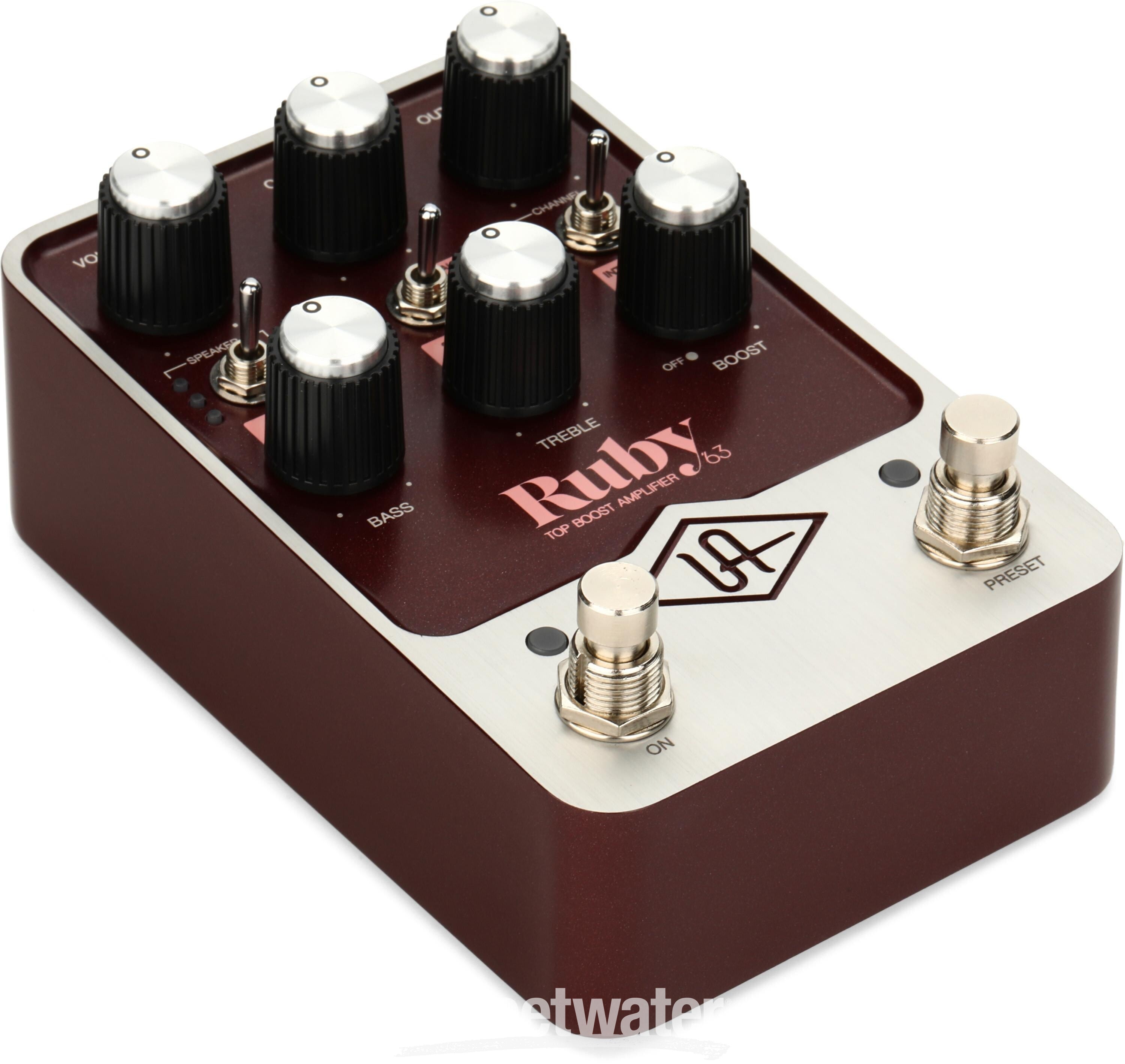 数回使用美品 UAFX Ruby Top Boost Amplifier '63 Ruby '63 Top Boost