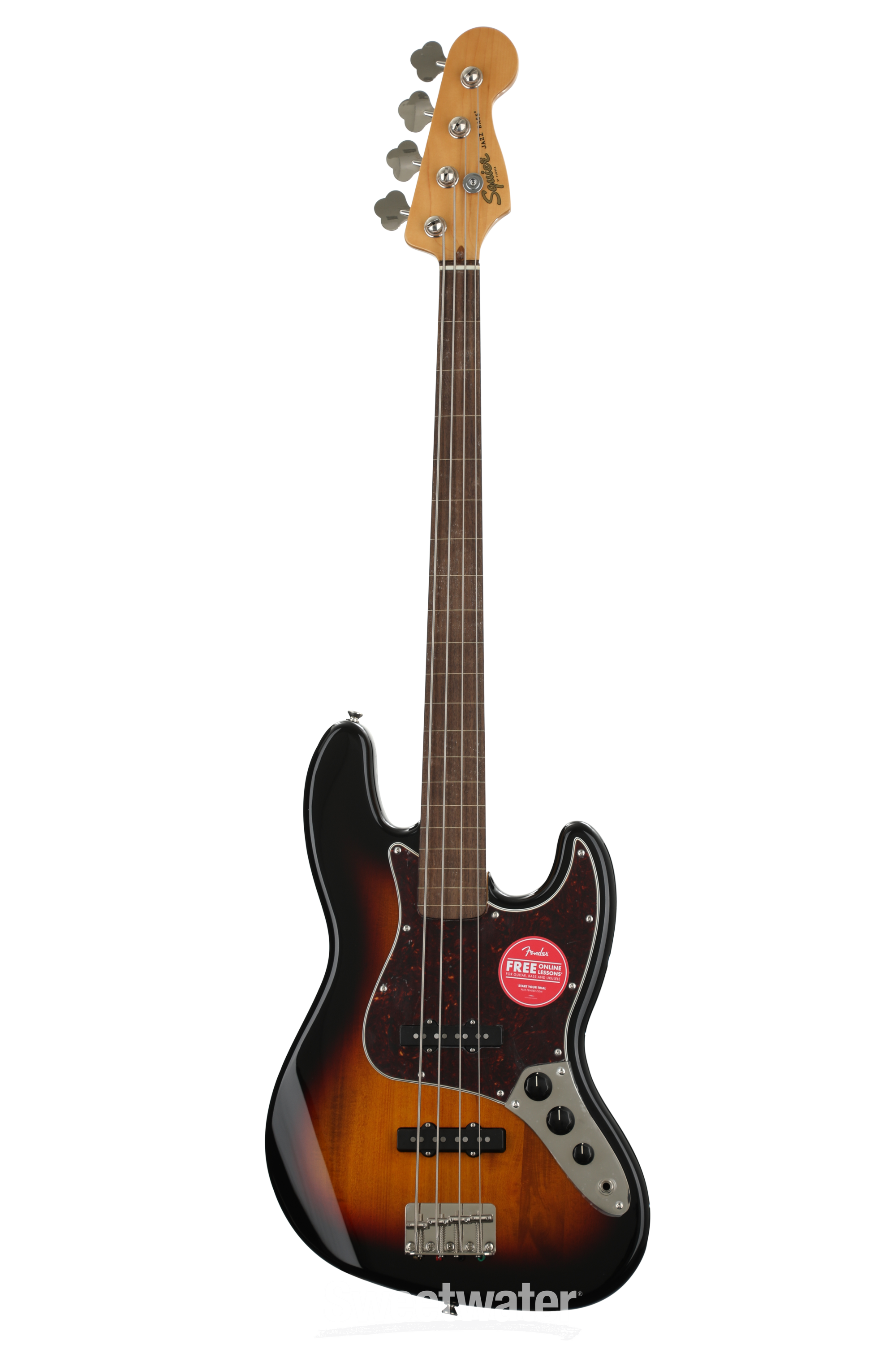 10439】 Squier Fretless Jazz Bass Squier Classic Vibe '60s