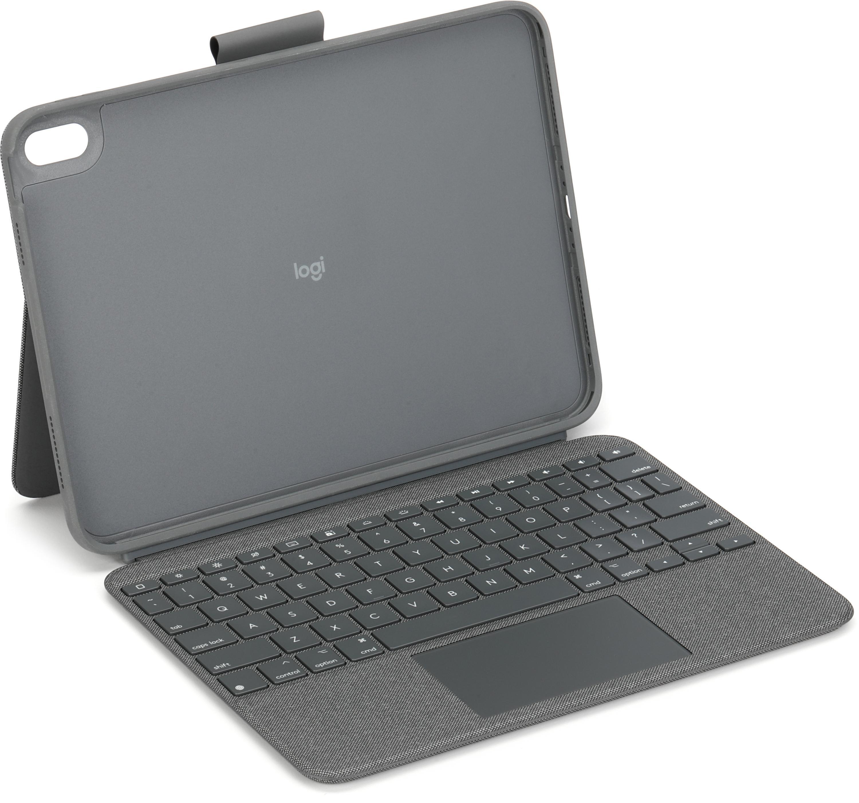 Logitech Combo Touch Keyboard for iPad (10th Gen) - Oxford Grey