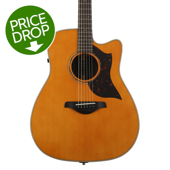 Yamaha AC3M ARE Concert Cutaway Acoustic-electric Guitar - Vintage